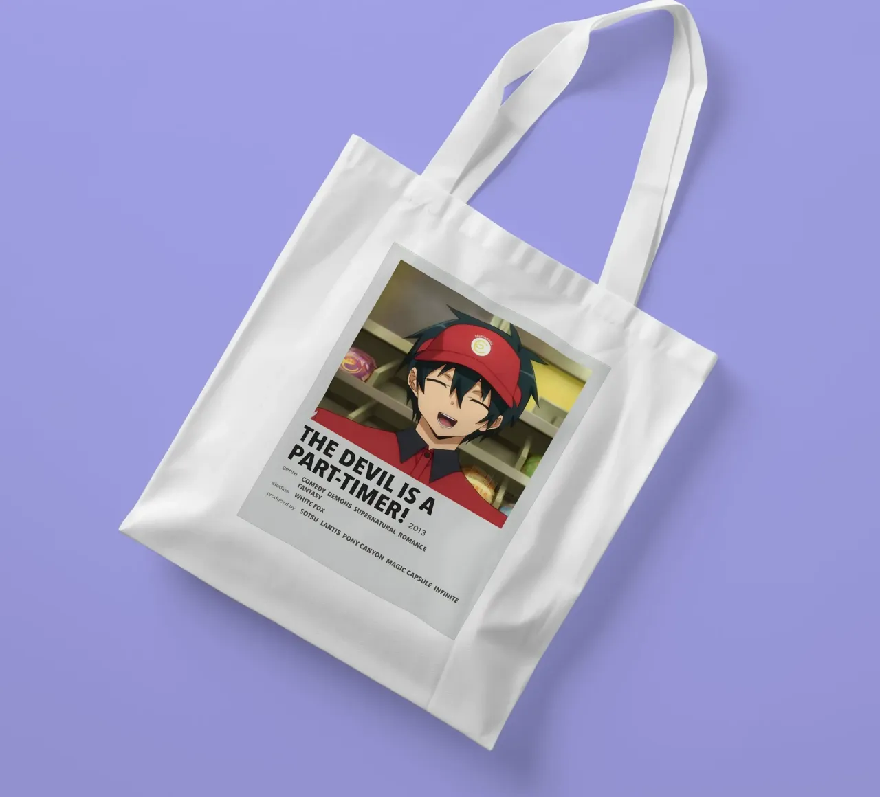THE DEVIL IS A PART-TIMER! 2013 borsa in juta da Totoya
