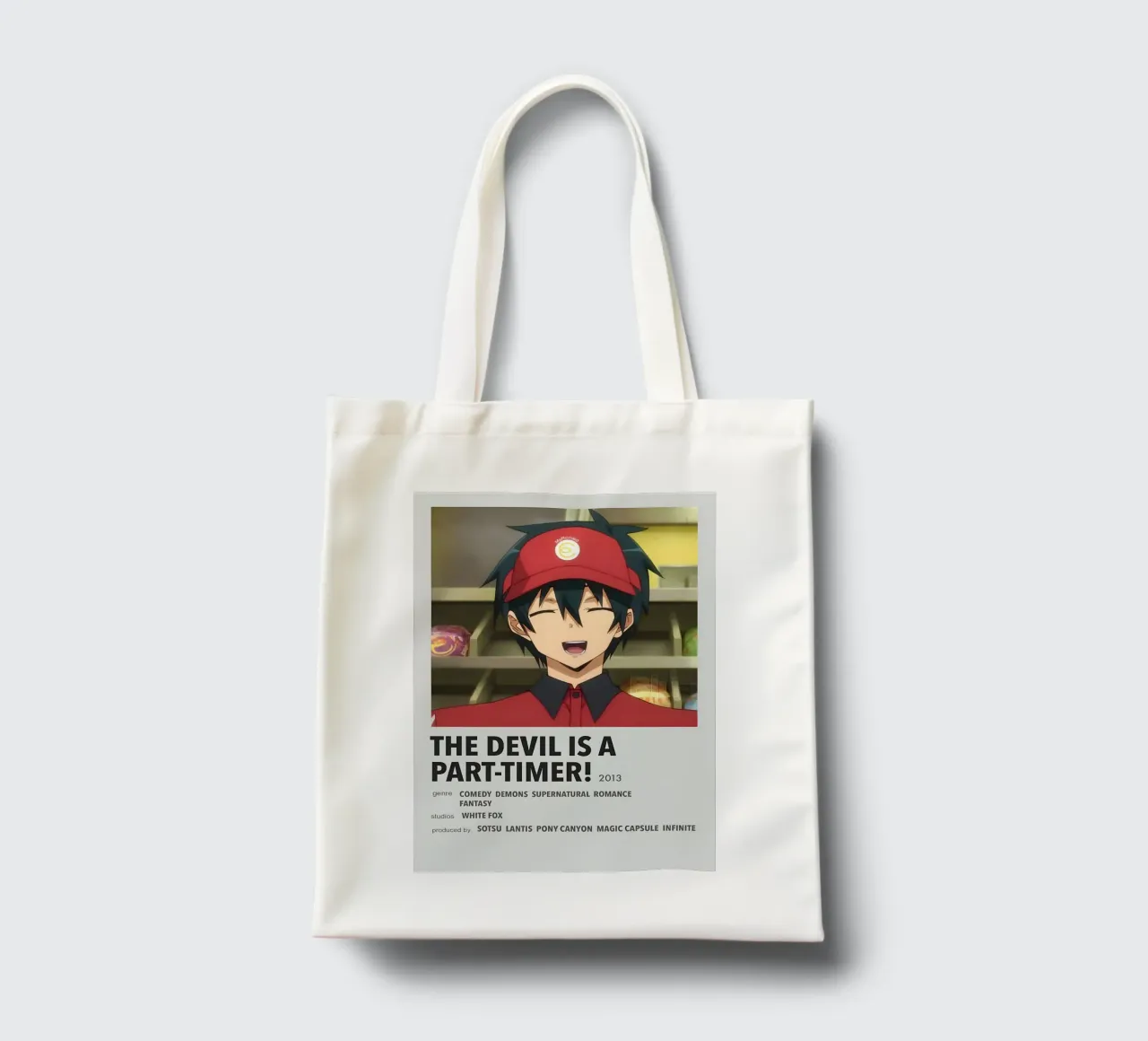 THE DEVIL IS A PART-TIMER! 2013 borsa in juta da Totoya