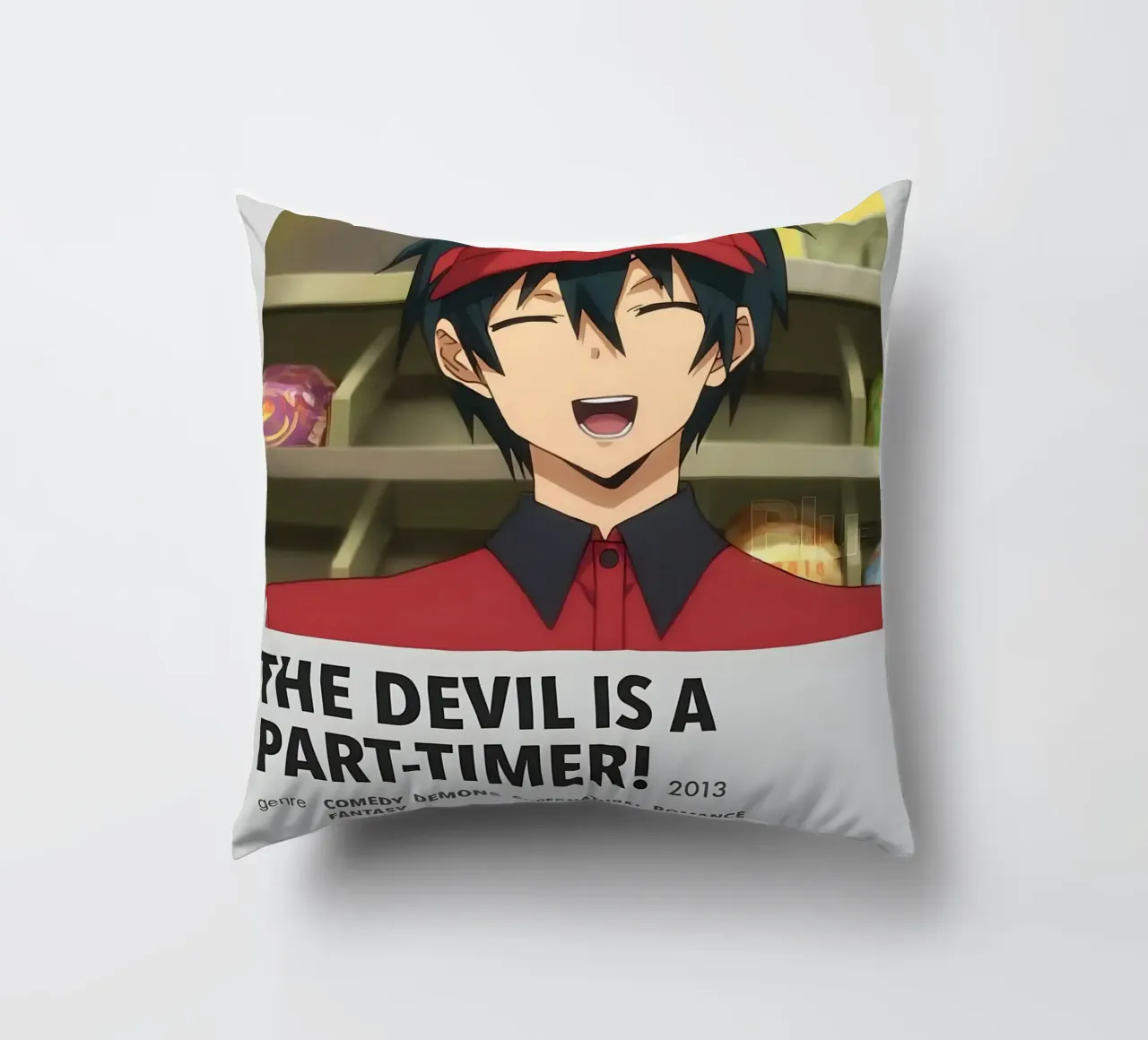 THE DEVIL IS A PART-TIMER! 2013 cuscino da Totoya