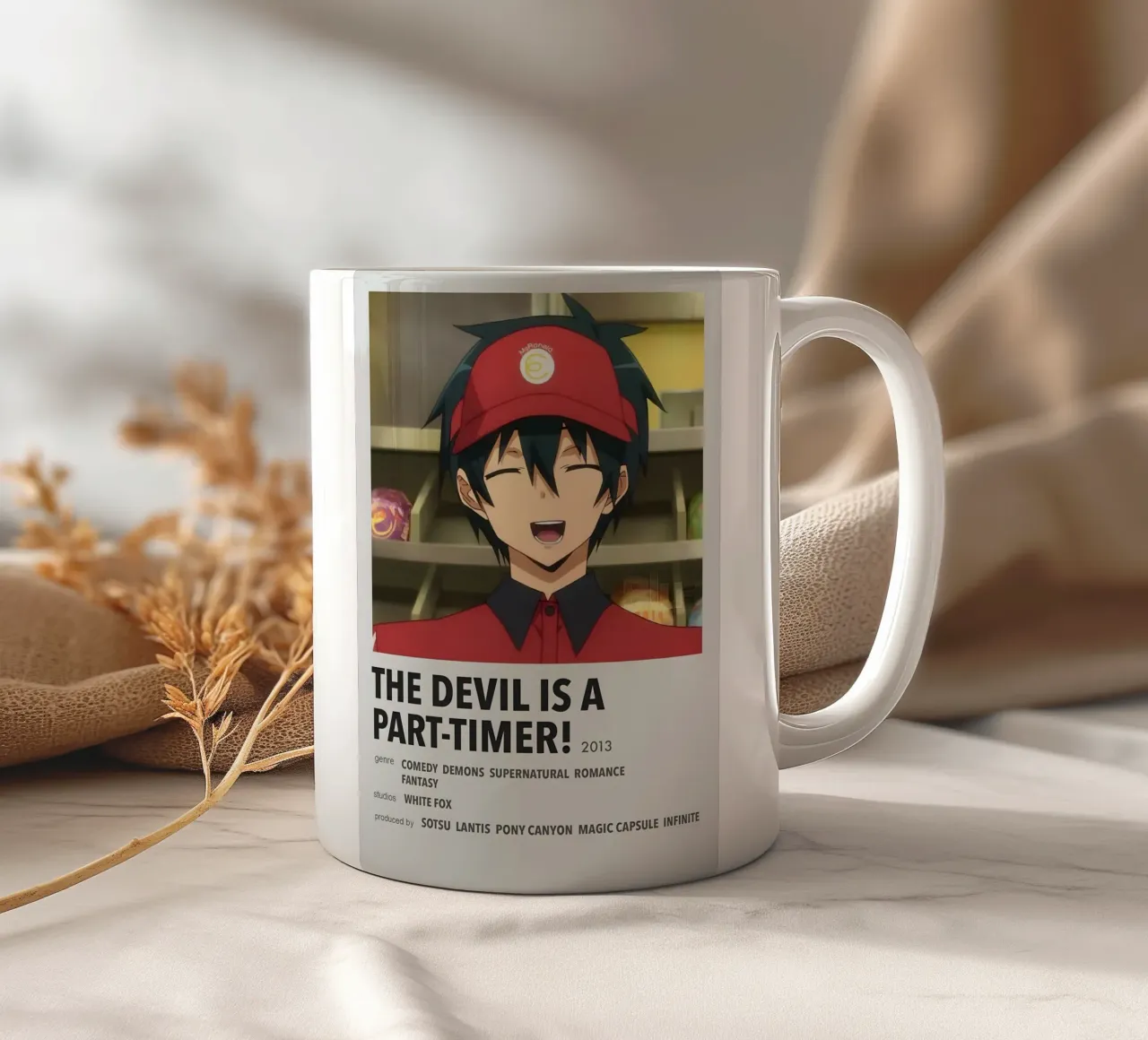 THE DEVIL IS A PART-TIMER! 2013 tazza in ceramica da Totoya