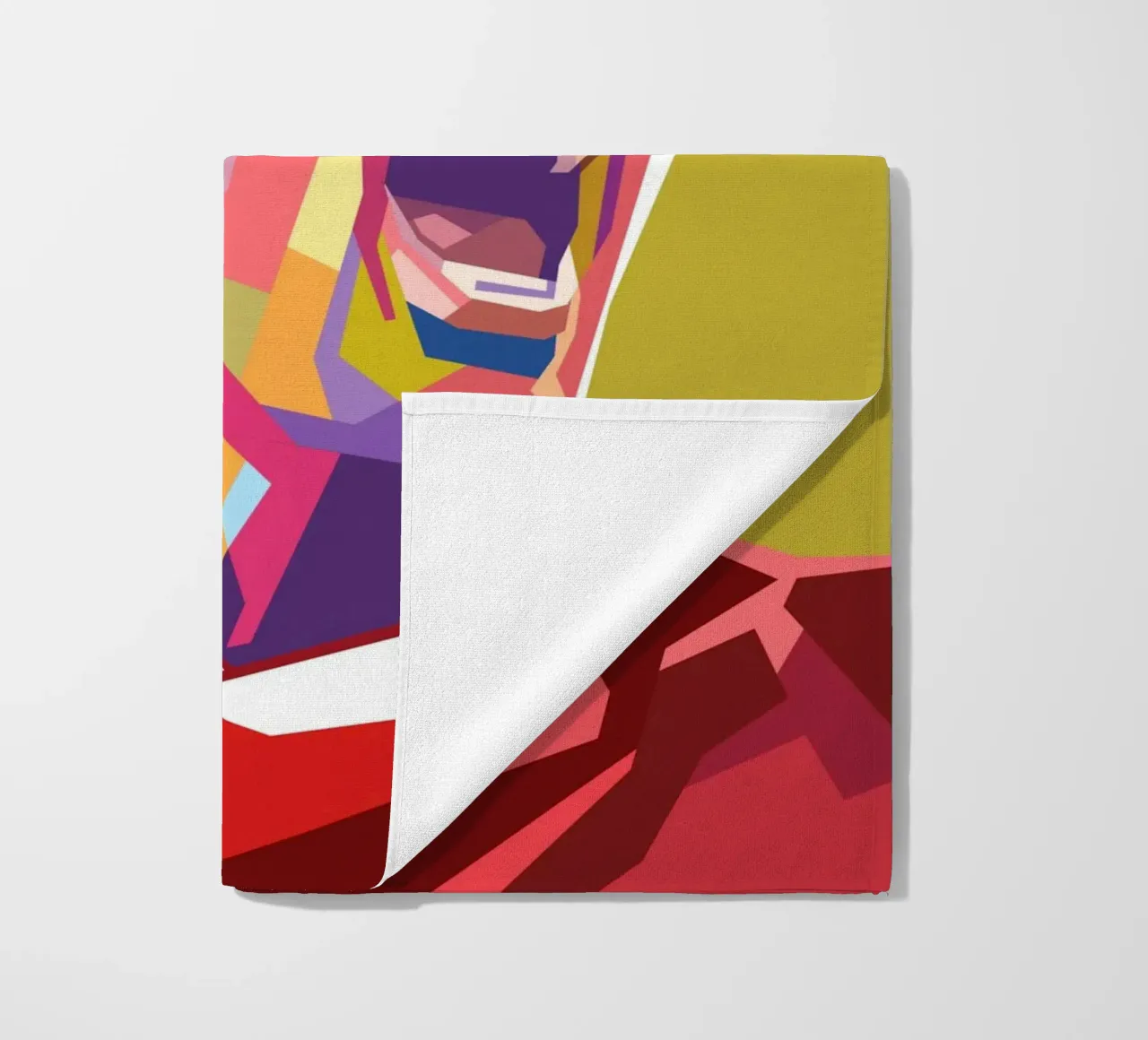 Ritratto pop art di Michael Owen telo mare da Hantamrata