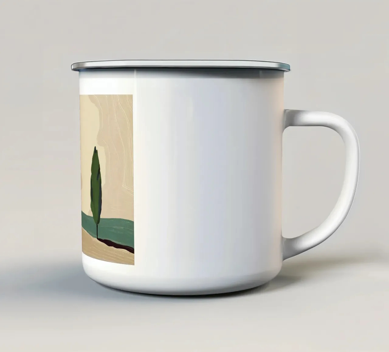 Paese tranquillo tazza in smalto da Little Dean