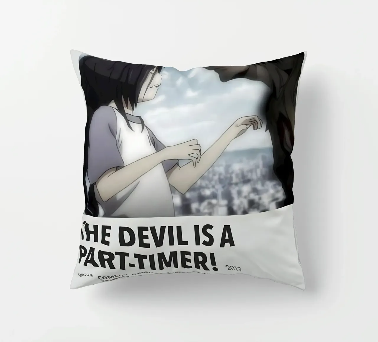THE DEVIL IS A PART-TIMER!  2013 cuscino da Totoya