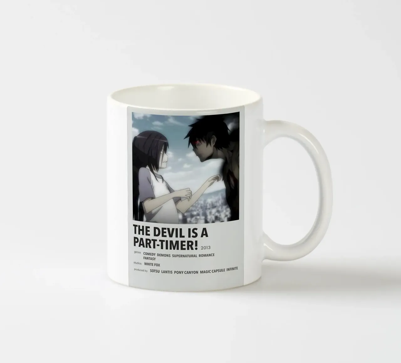 THE DEVIL IS A PART-TIMER!  2013 tazza in ceramica da Totoya
