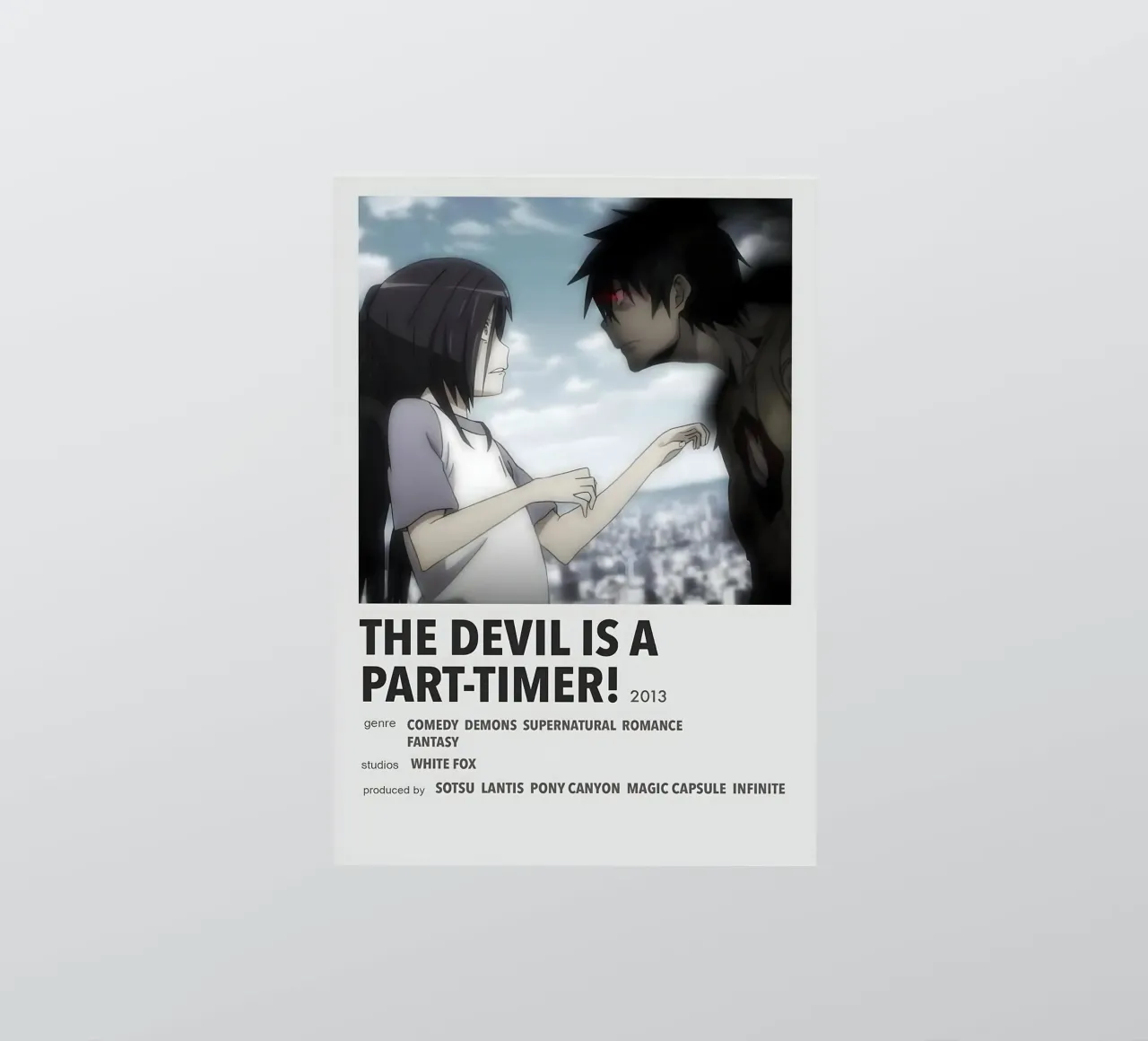 THE DEVIL IS A PART-TIMER!  2013 adesivo da Totoya