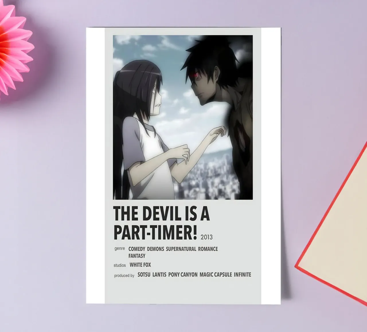 THE DEVIL IS A PART-TIMER!  2013 foglio adesivo da Totoya