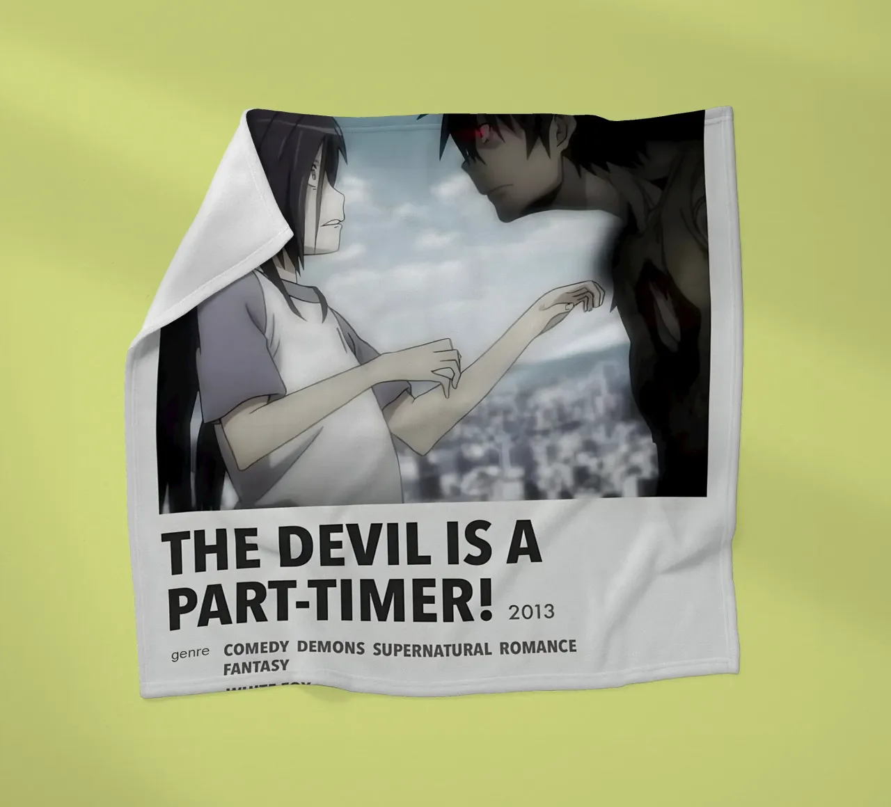 THE DEVIL IS A PART-TIMER!  2013 coperta in pile da Totoya