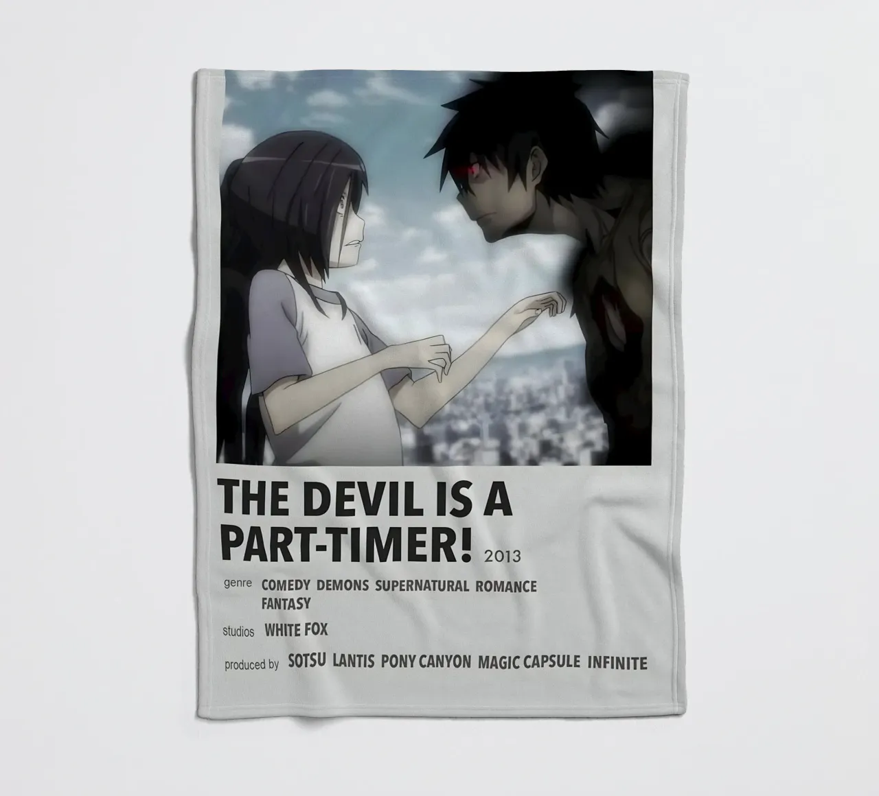 THE DEVIL IS A PART-TIMER!  2013 coperta in pile da Totoya