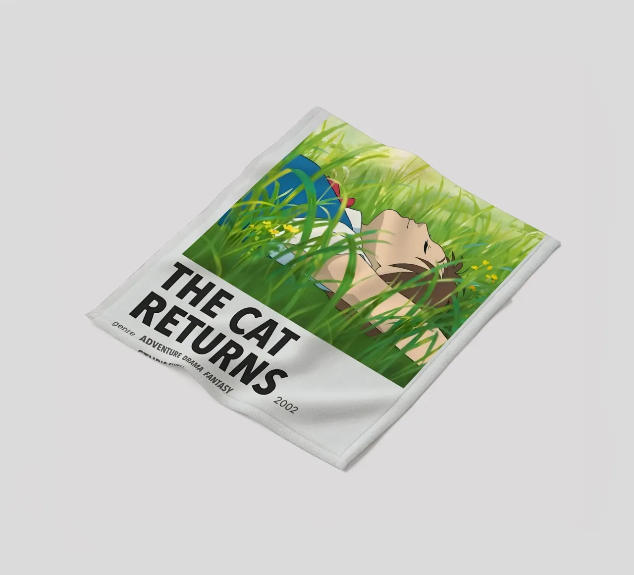 THE CAT RETURNS  2002 coperta in pile da Totoya