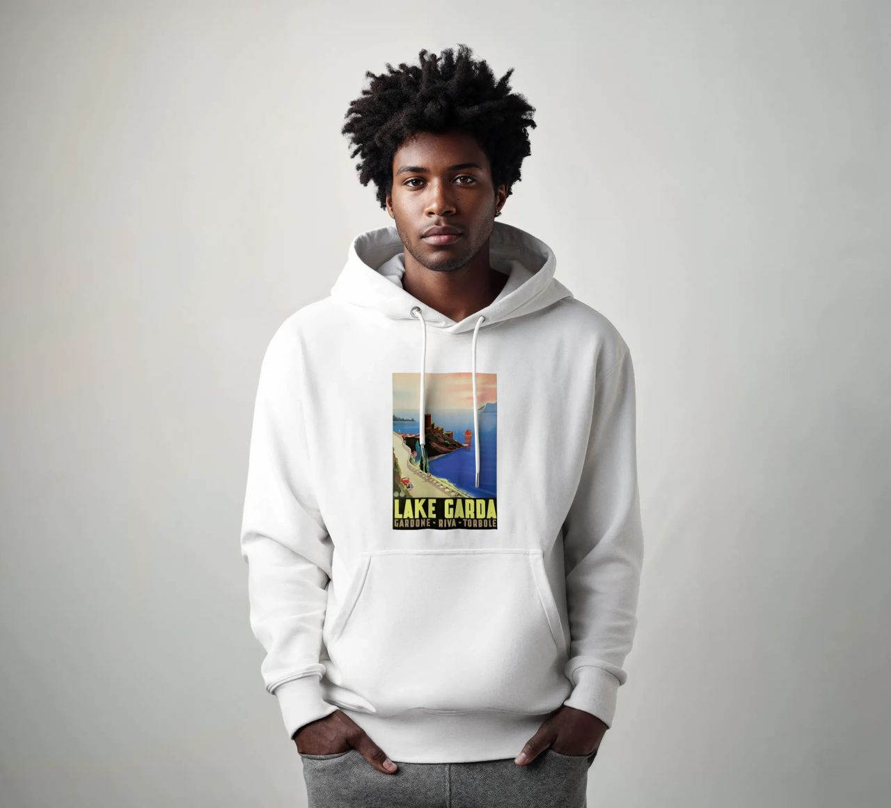 Lake Garda Hoodie von ARTOTHEK