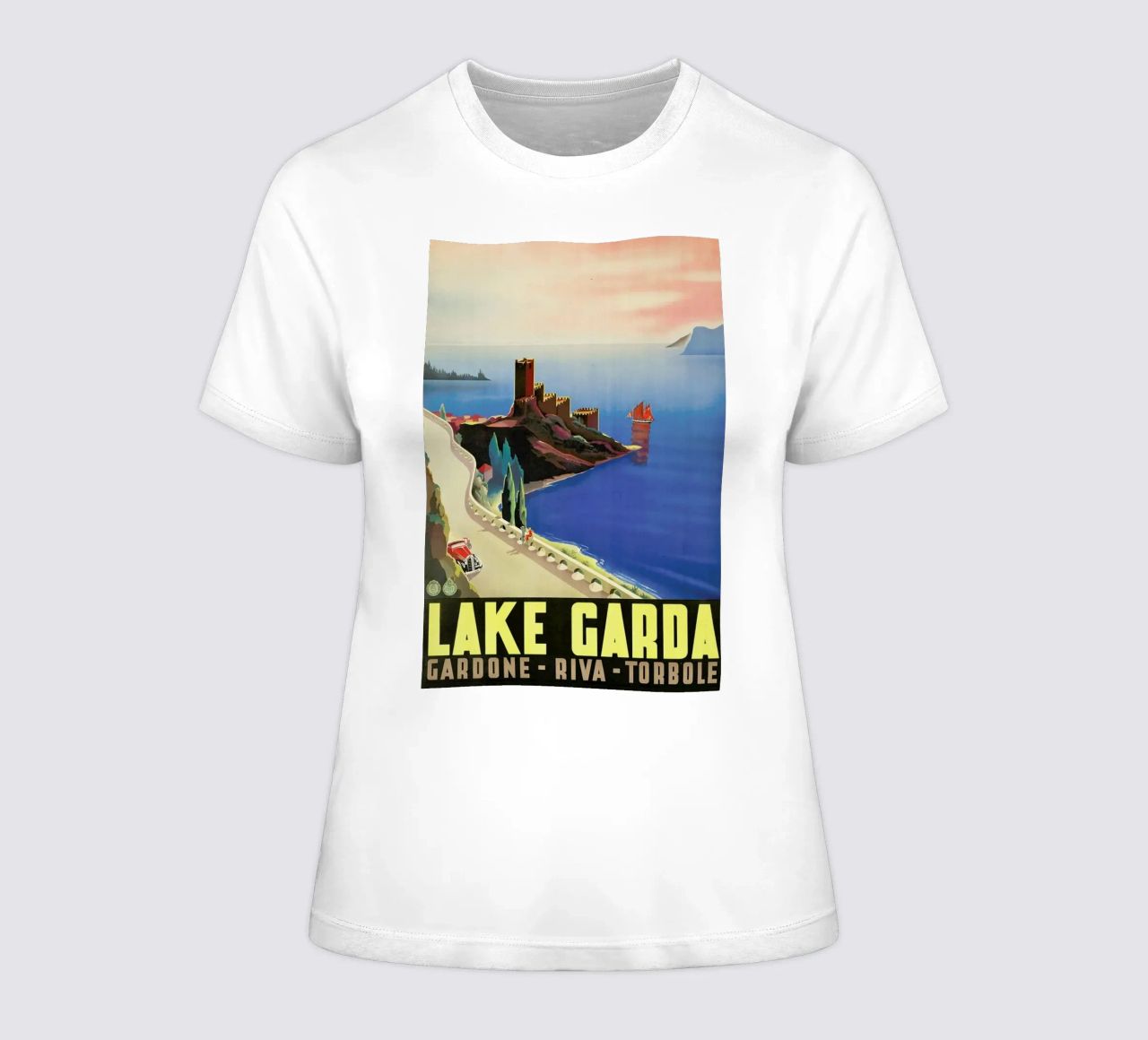 Lake Garda Frauen T-Shirt von ARTOTHEK