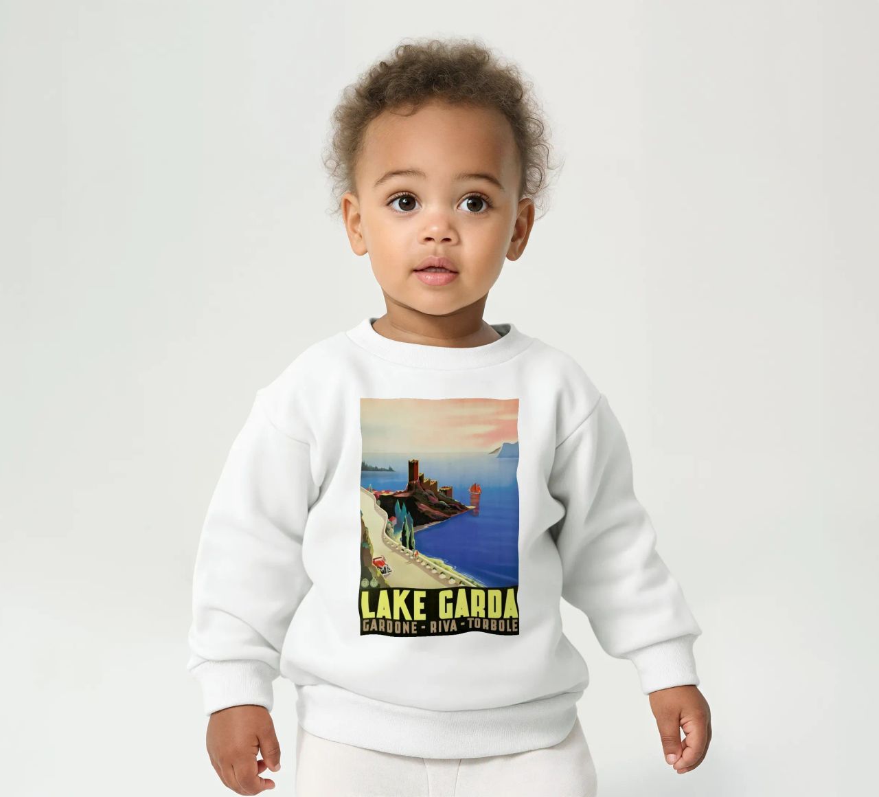 Lake Garda Baby Sweatshirt von ARTOTHEK