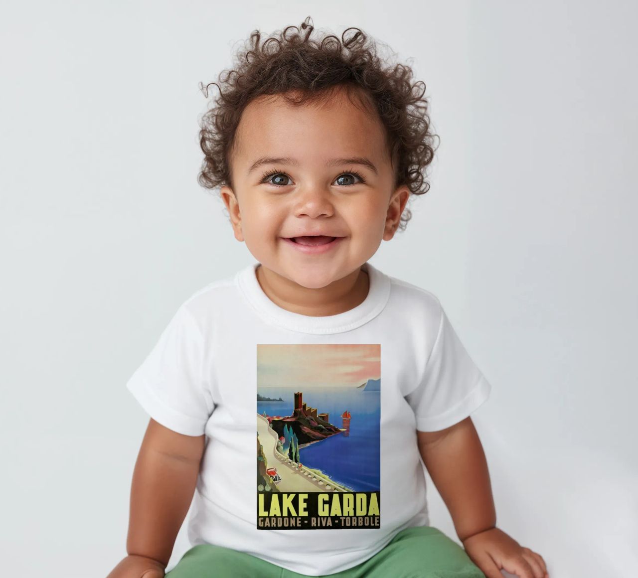 Lake Garda Baby T-Shirt von ARTOTHEK