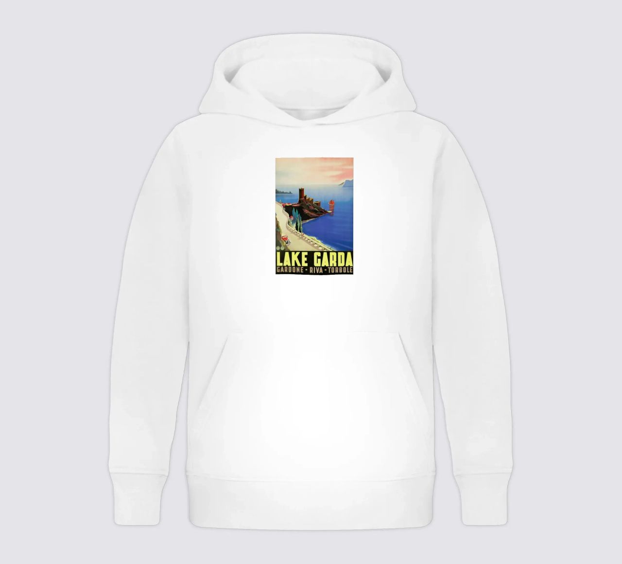 Lake Garda Kinder Hoodie von ARTOTHEK