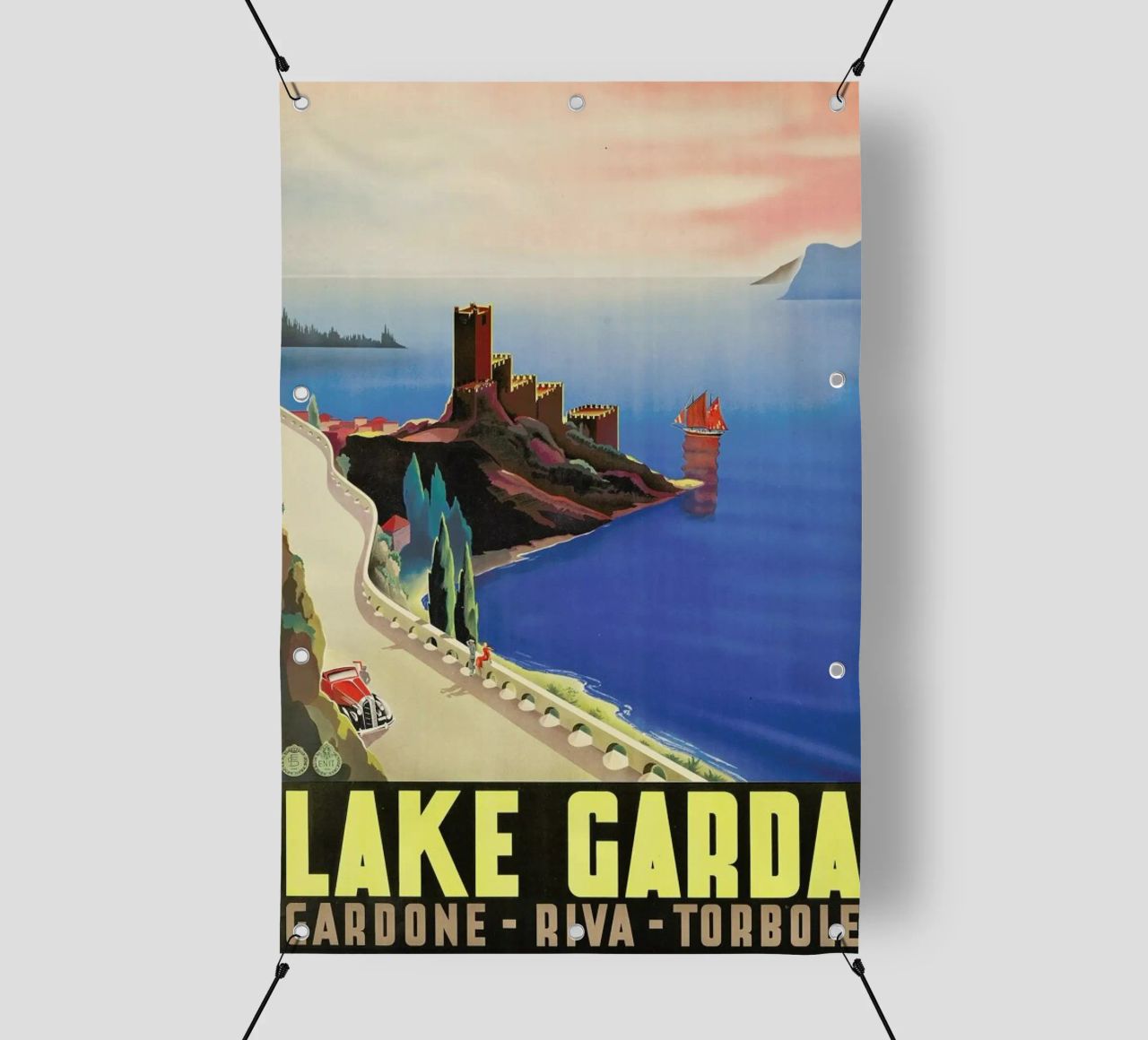 Lake Garda PVC Plane von ARTOTHEK