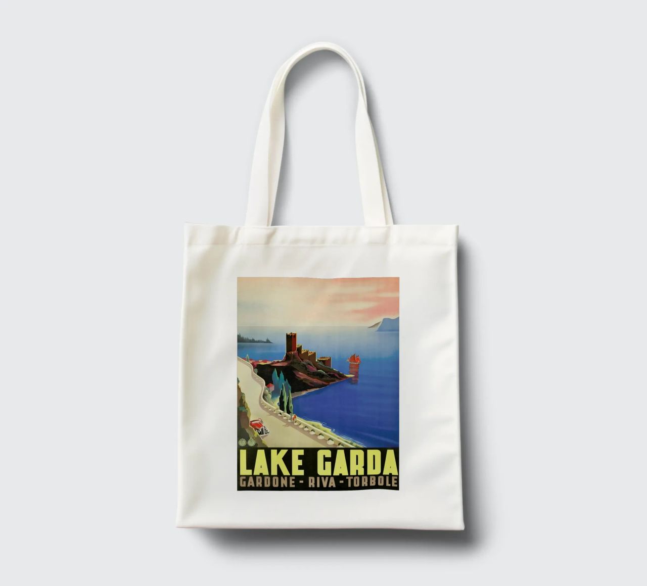 Lake Garda Jutebeutel von ARTOTHEK