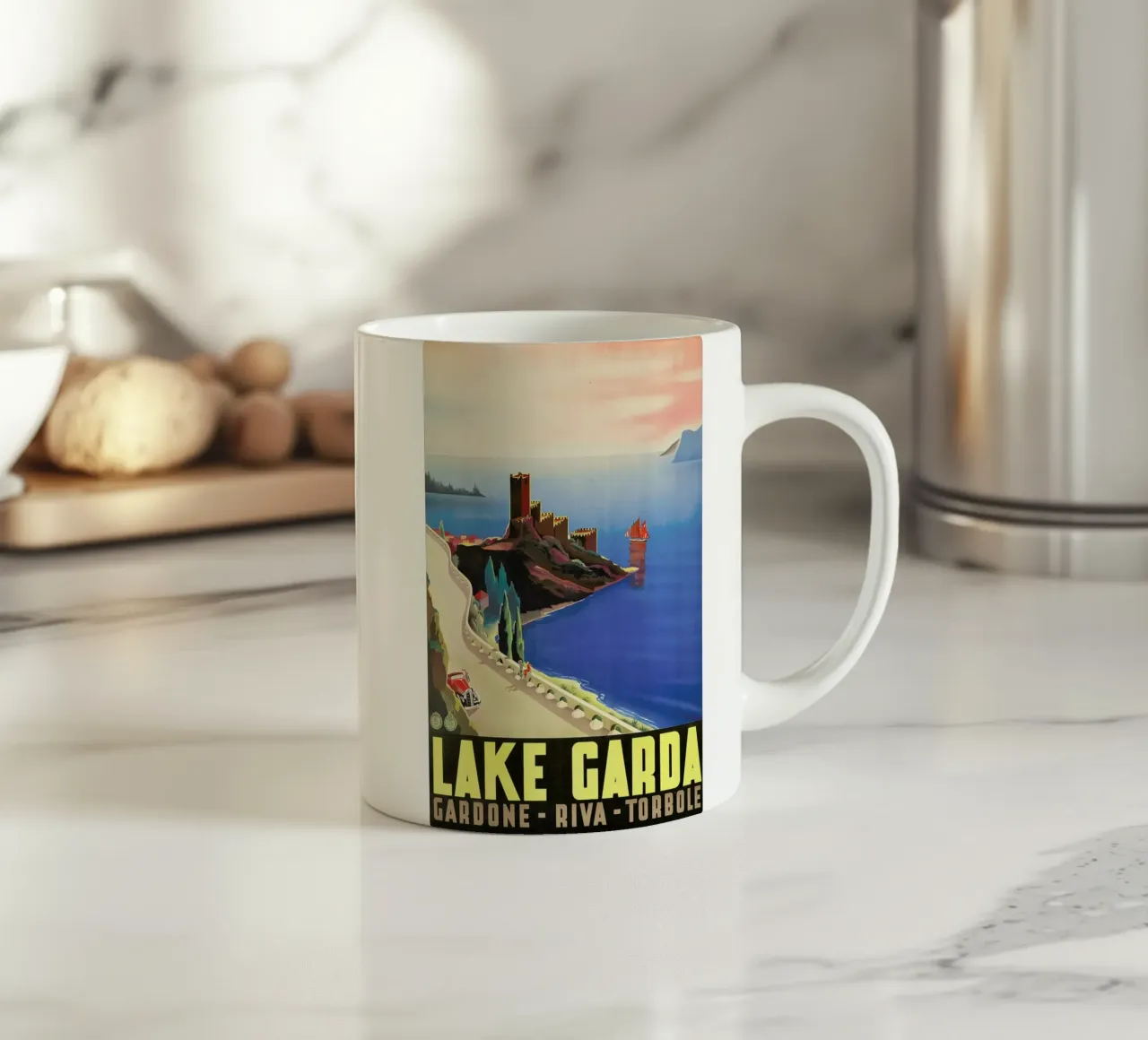 Lake Garda ceramic mug by ARTOTHEK
