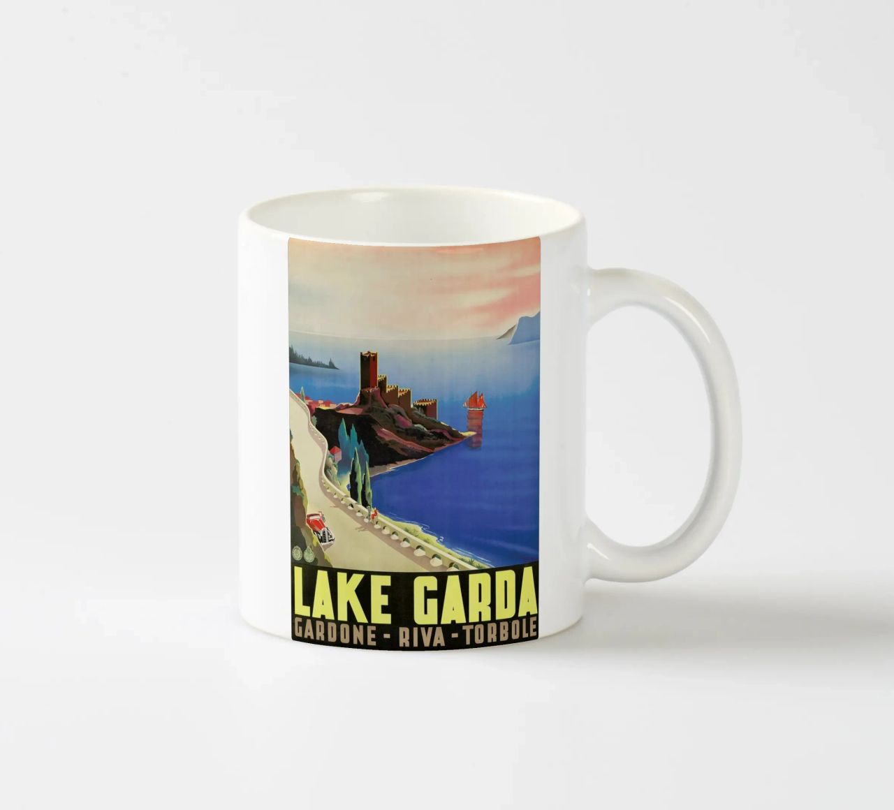 Lake Garda Keramik Tasse von ARTOTHEK