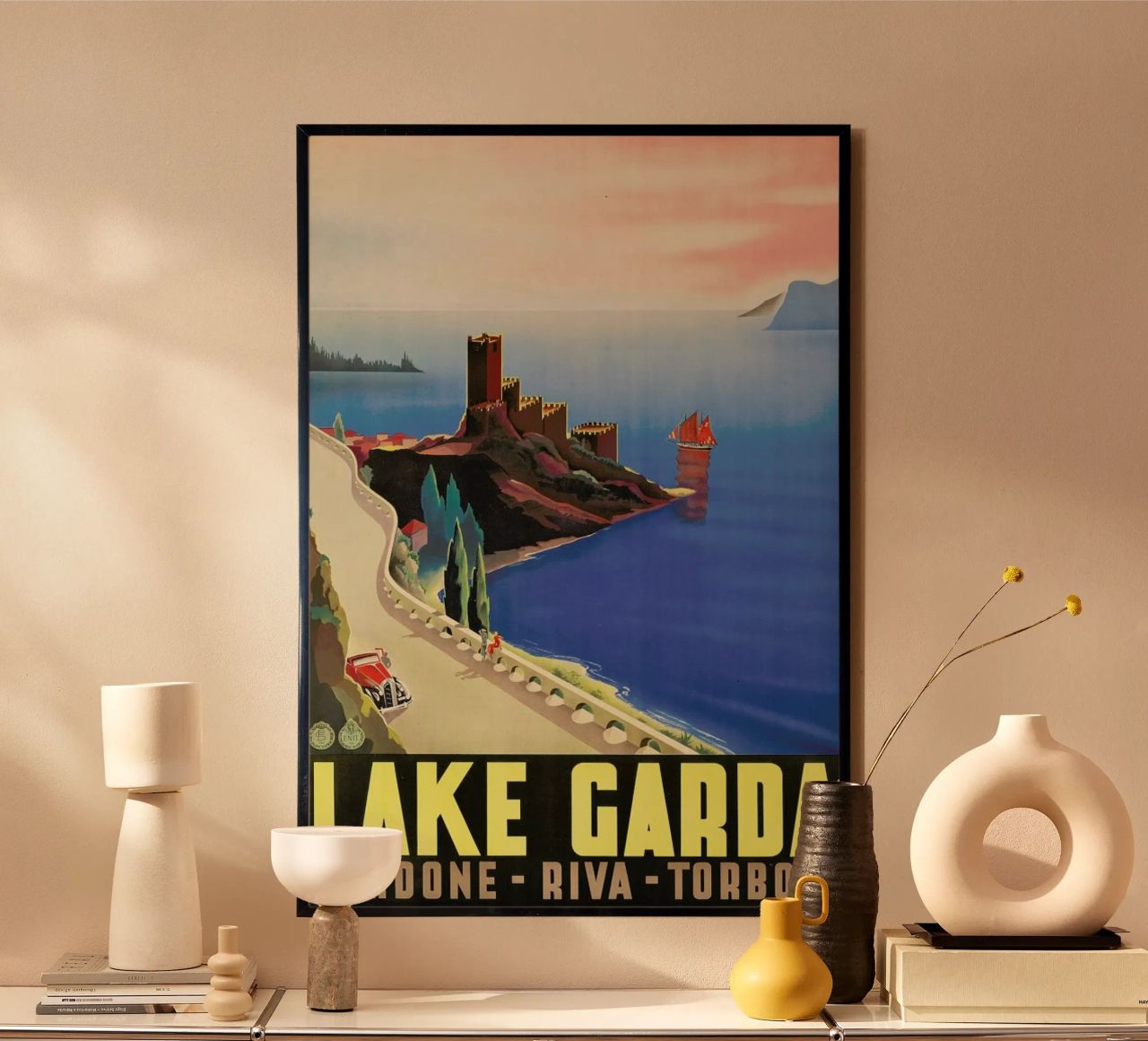 Lake Garda Poster von ARTOTHEK