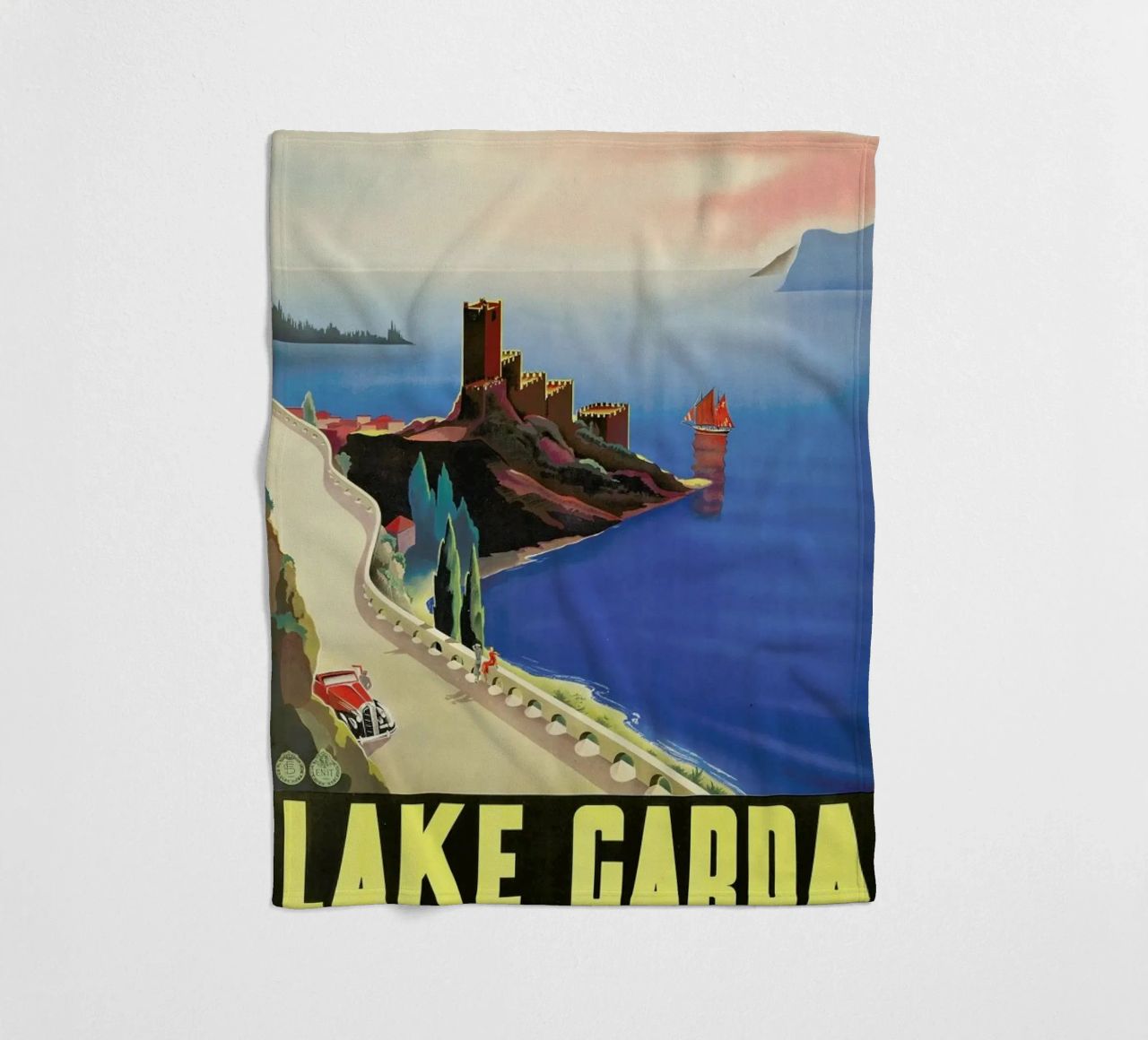 Lake Garda Fleecedecke von ARTOTHEK