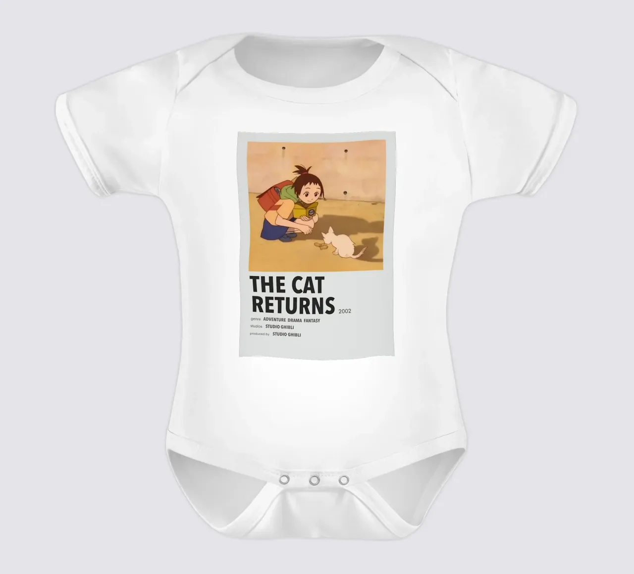 THE CAT RETURNS  2002 body neonato maniche corte da Totoya