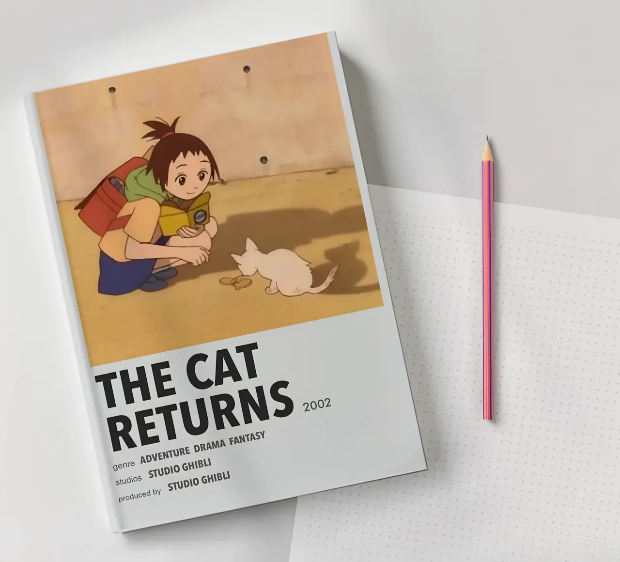 THE CAT RETURNS  2002 diario da Totoya