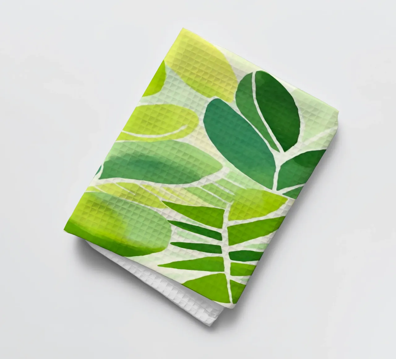 Fogliame verde lussureggiante di ispirazione matissiana canovaccio da cucina da Andrea Haase Modern Home