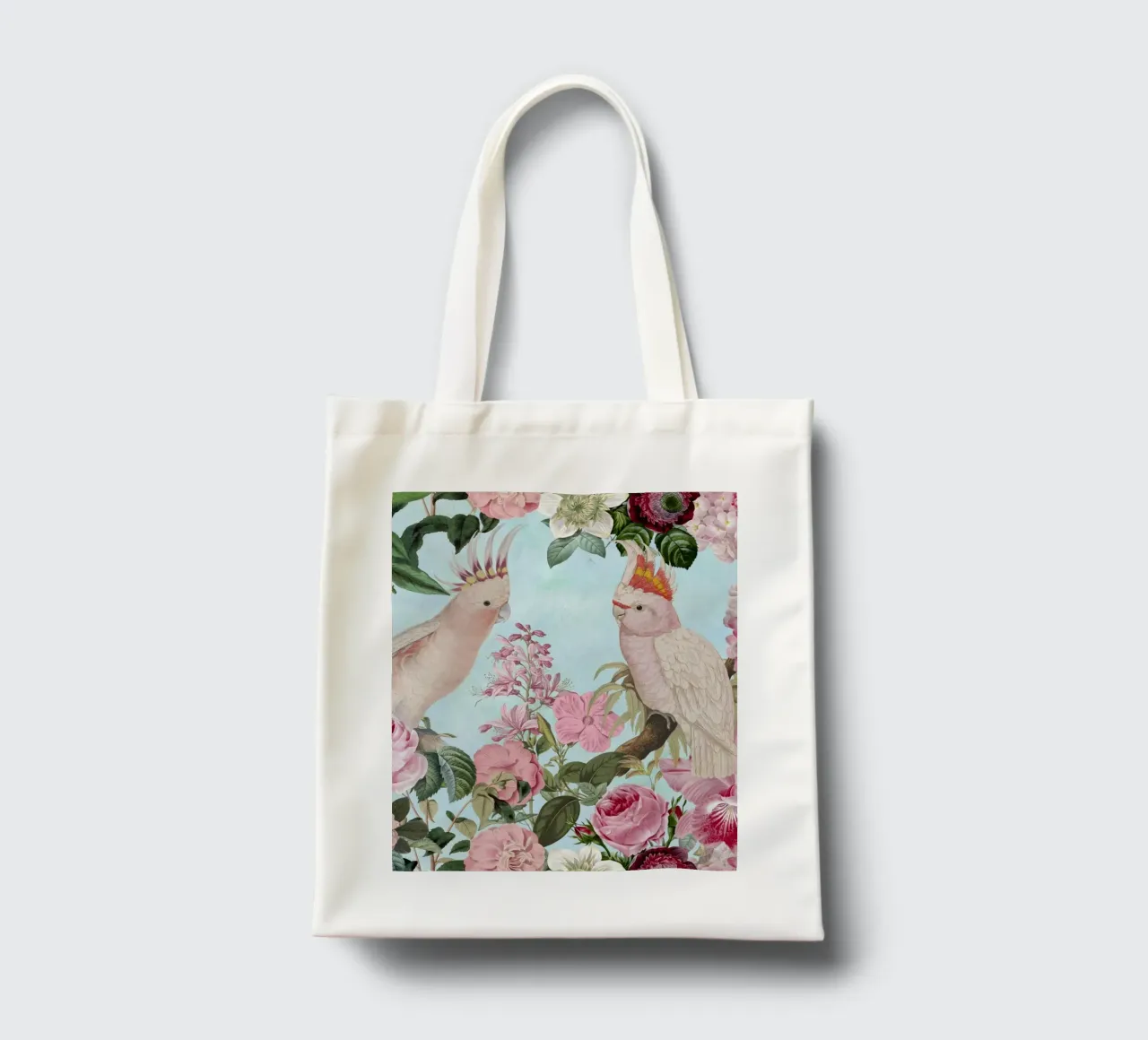 Cockatoo Rendezvous tote bag by Andrea Haase Vintage World