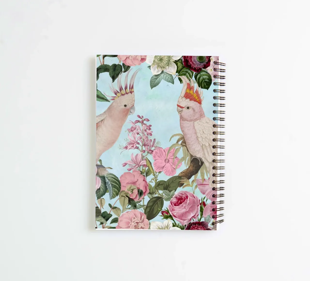 Cockatoo Rendezvous spiral notebook by Andrea Haase Vintage World