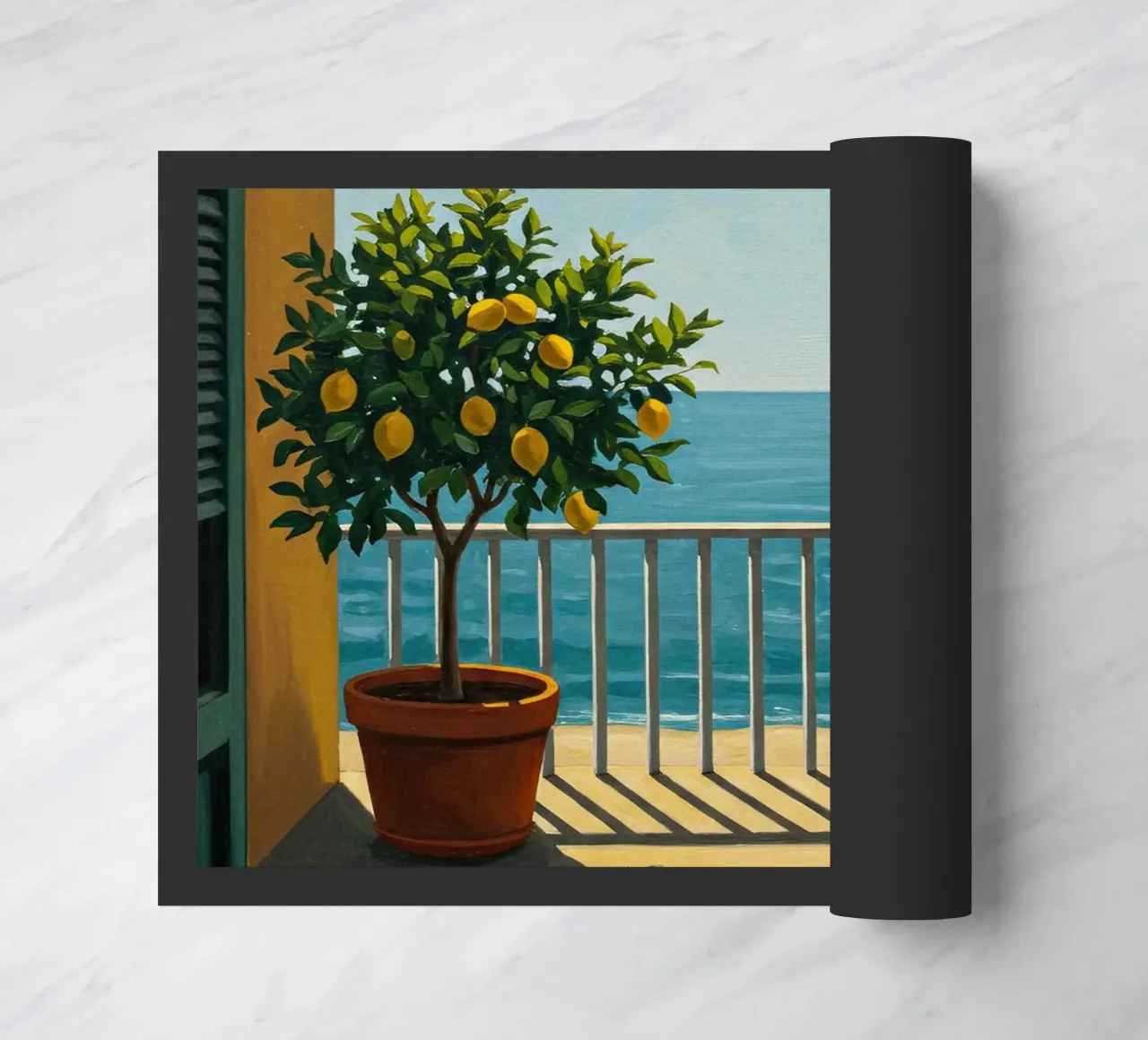 Lemon Tree doormat by Art Center