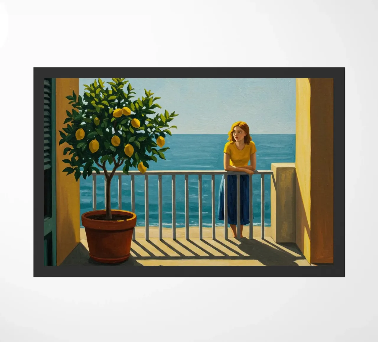 Lemon Tree doormat by Art Center