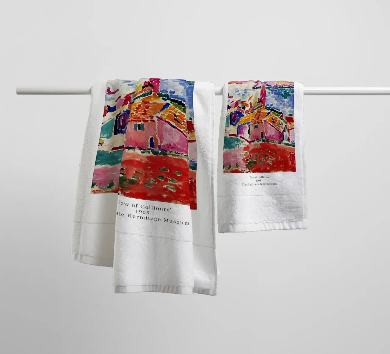 Henri Matisse - Poster paesaggio astratto asciugamano da bagno da Perdana shop