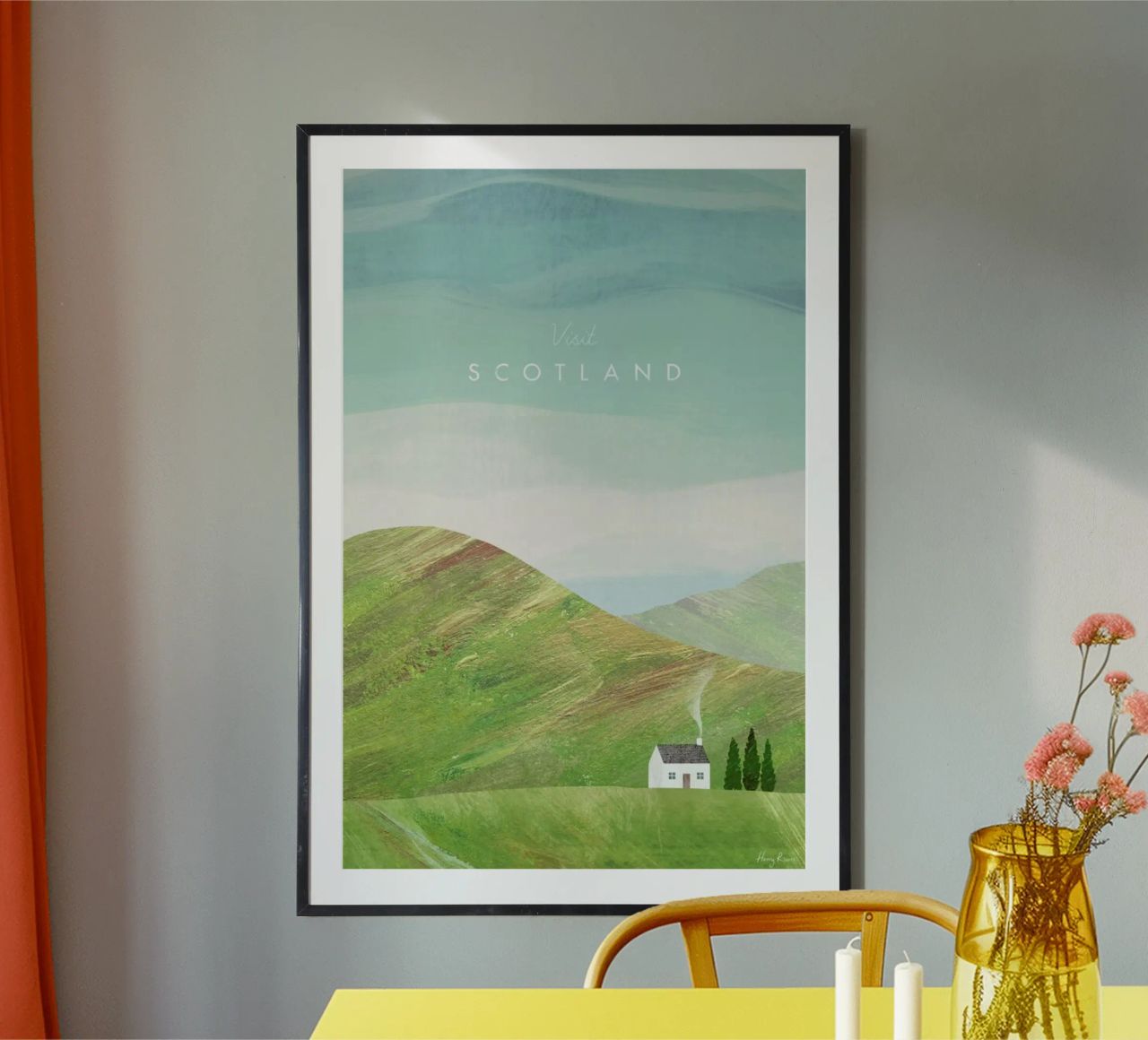 Scotland Poster von Henry Rivers