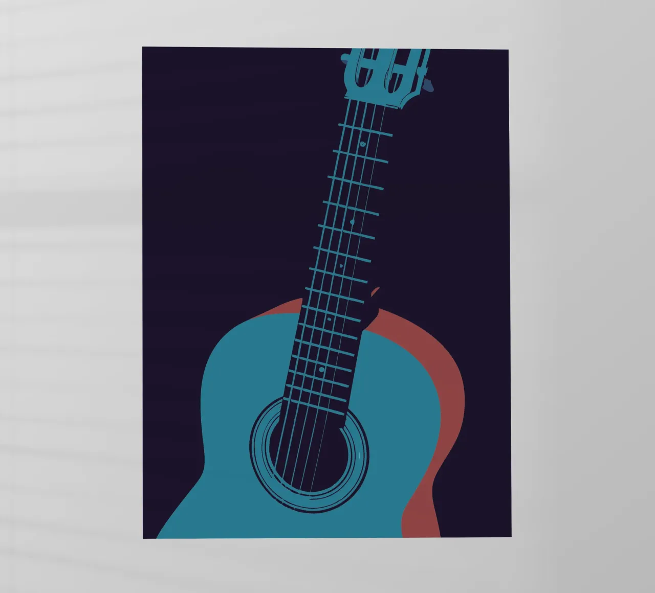 Chitarra acustica pellicola backlit da MUSIC EDITION