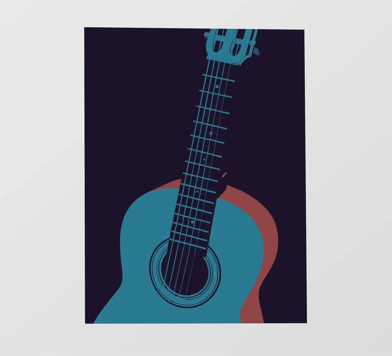 Chitarra acustica pellicola backlit da MUSIC EDITION