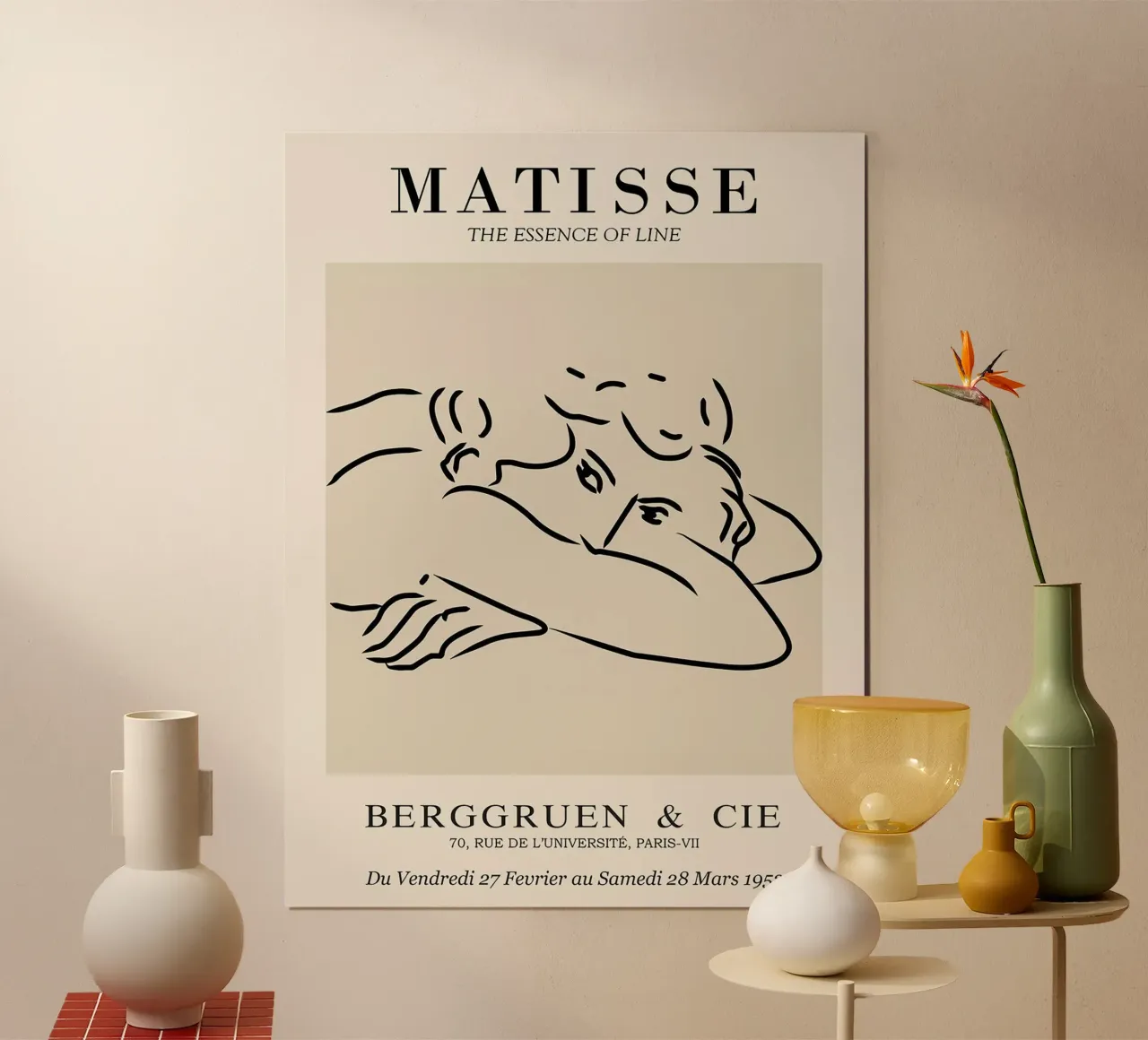 Henri Matisse - Line Drawing of Woman - Essense of Line hahnemühle by Perdana shop