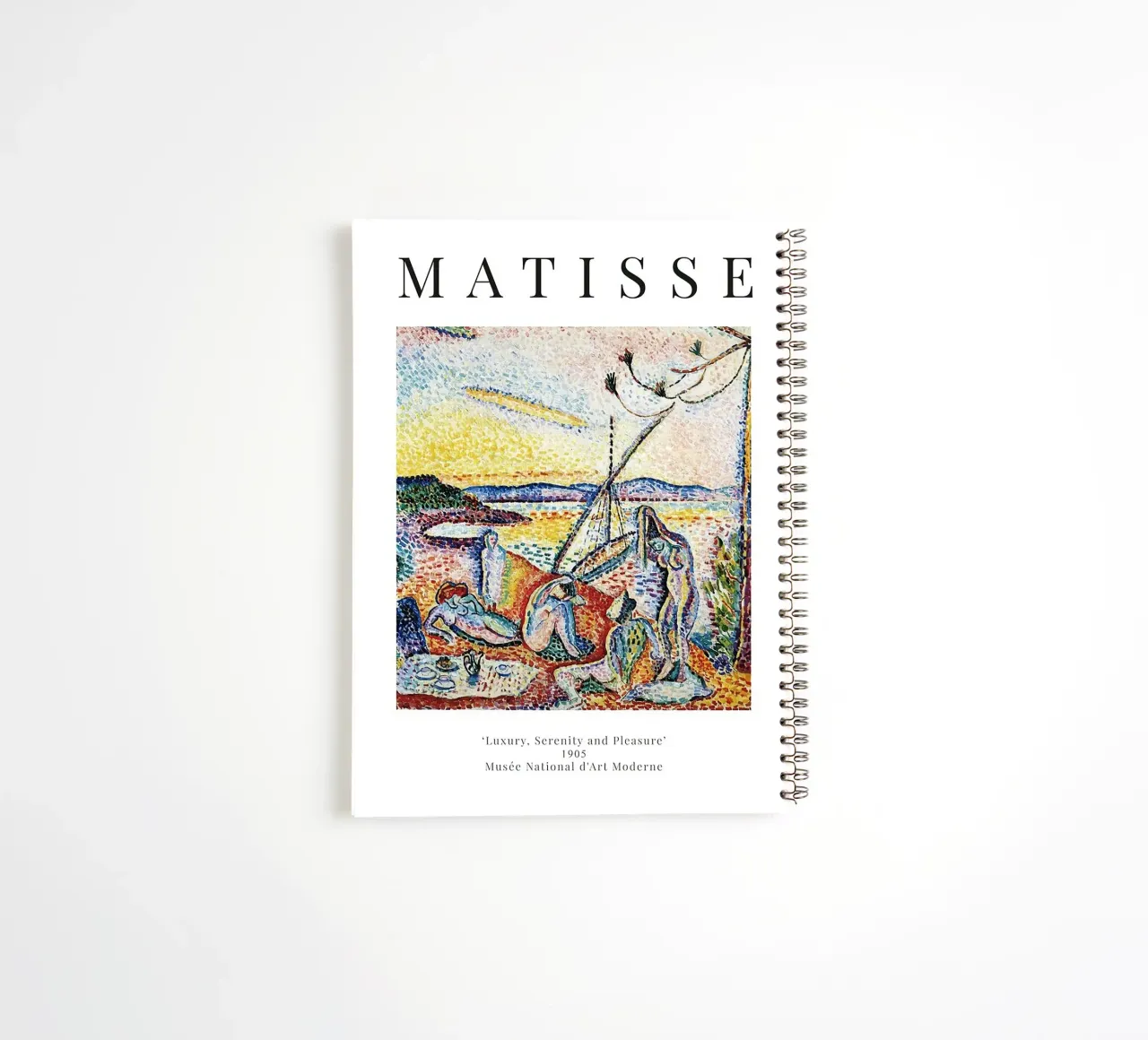 Henri Matisse - Luxury, Serenity and Pleasure 1 spiral notebook by Perdana shop