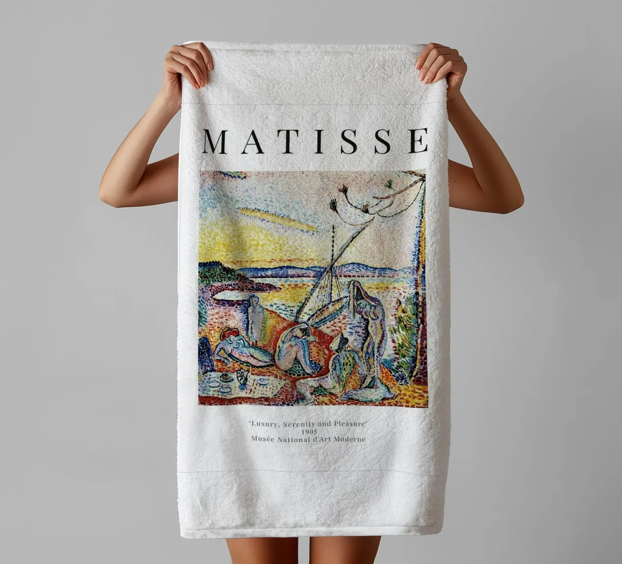 Henri Matisse - Lusso, serenità e piacere 1 asciugamano da bagno da Perdana shop