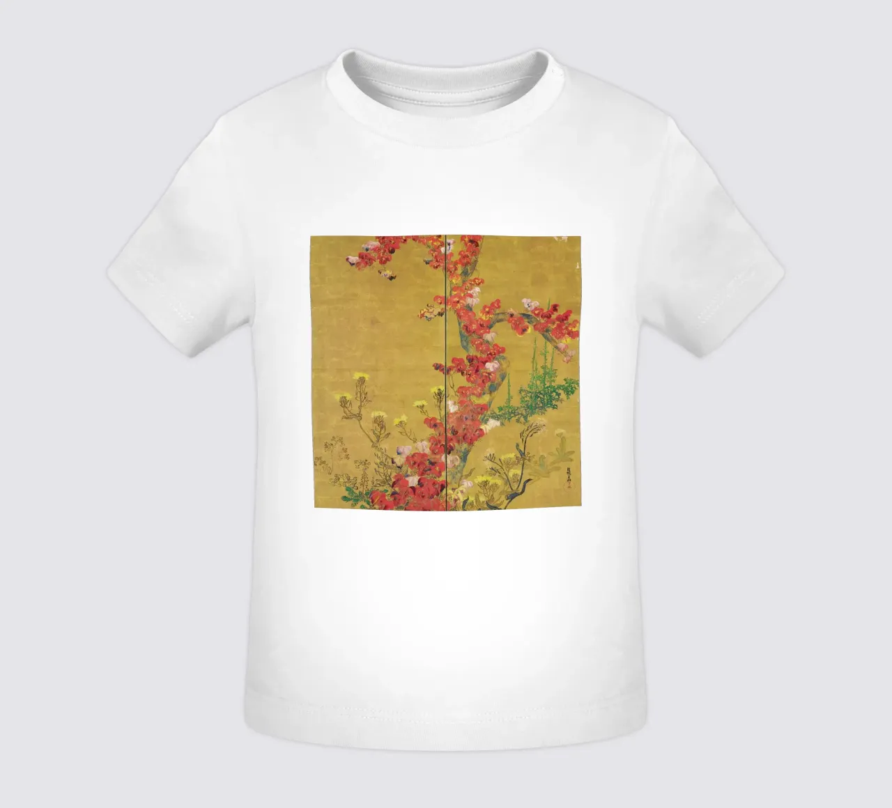 Autumn Flowers and Tree Trunk maglietta neonato da ARTOTHEK