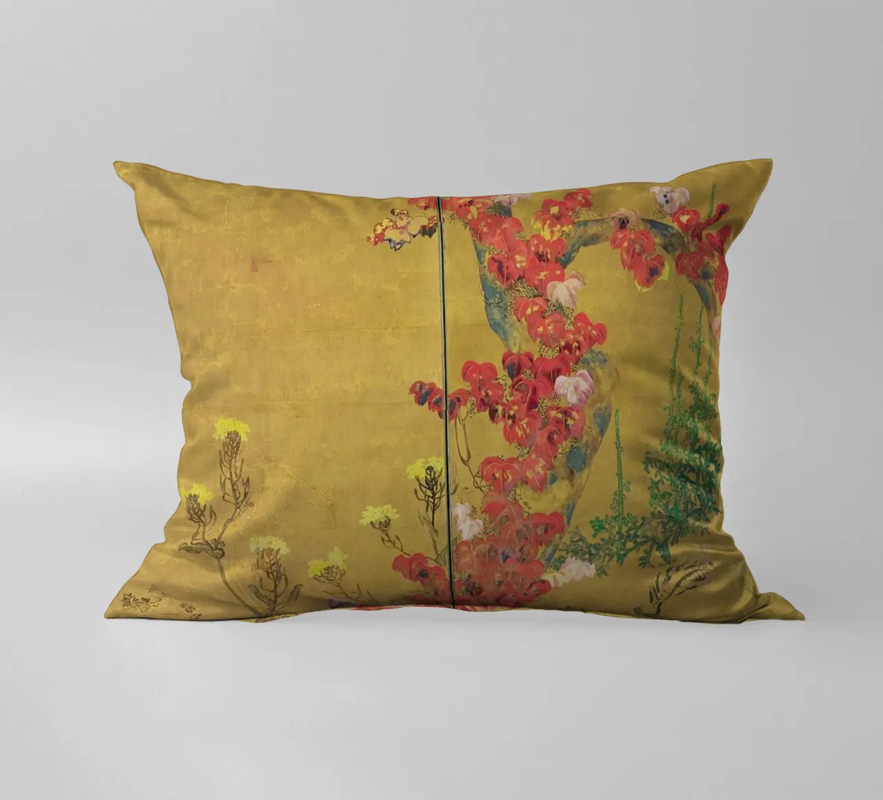Autumn Flowers and Tree Trunk cuscino da ARTOTHEK