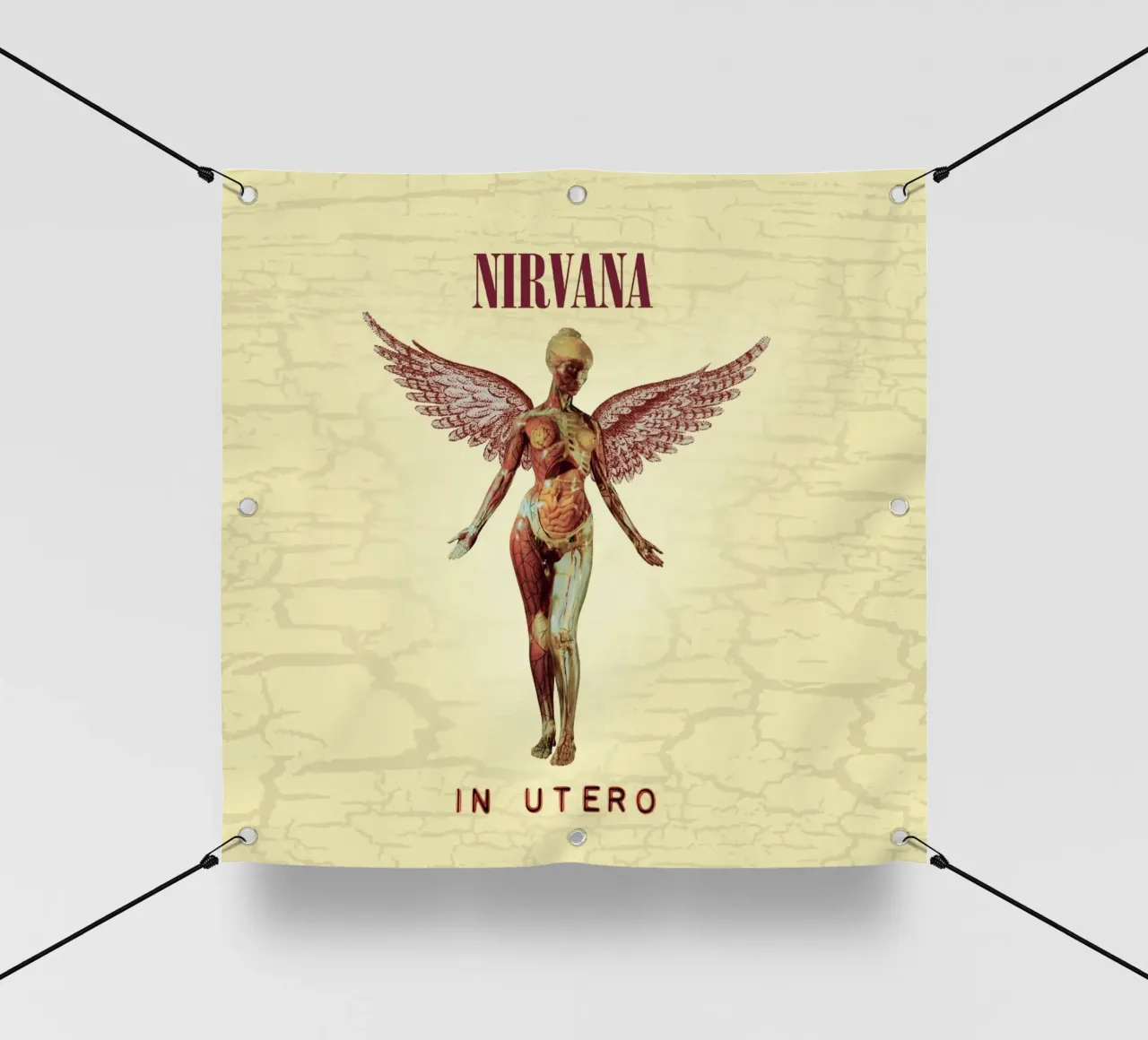 Nirvana - In Utero Cover telo in pvc da HUMMERSONIC