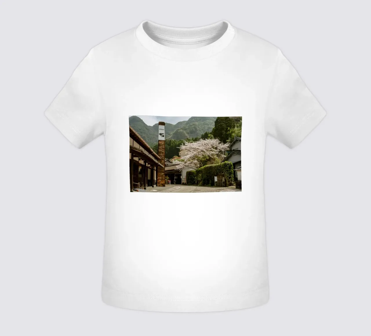 Okawachiyama-Kirschblüten - Kyushu, Japan Baby T-Shirt von Marcel Bisig