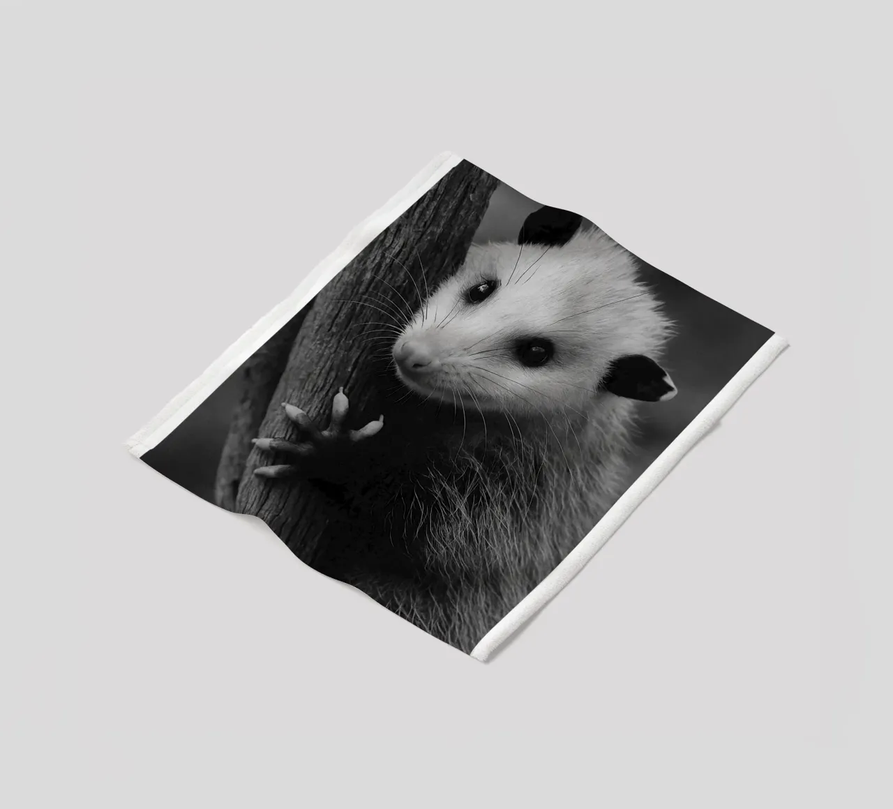HAI VISTO LUI Possum Space art design coperta in pile da the gondals