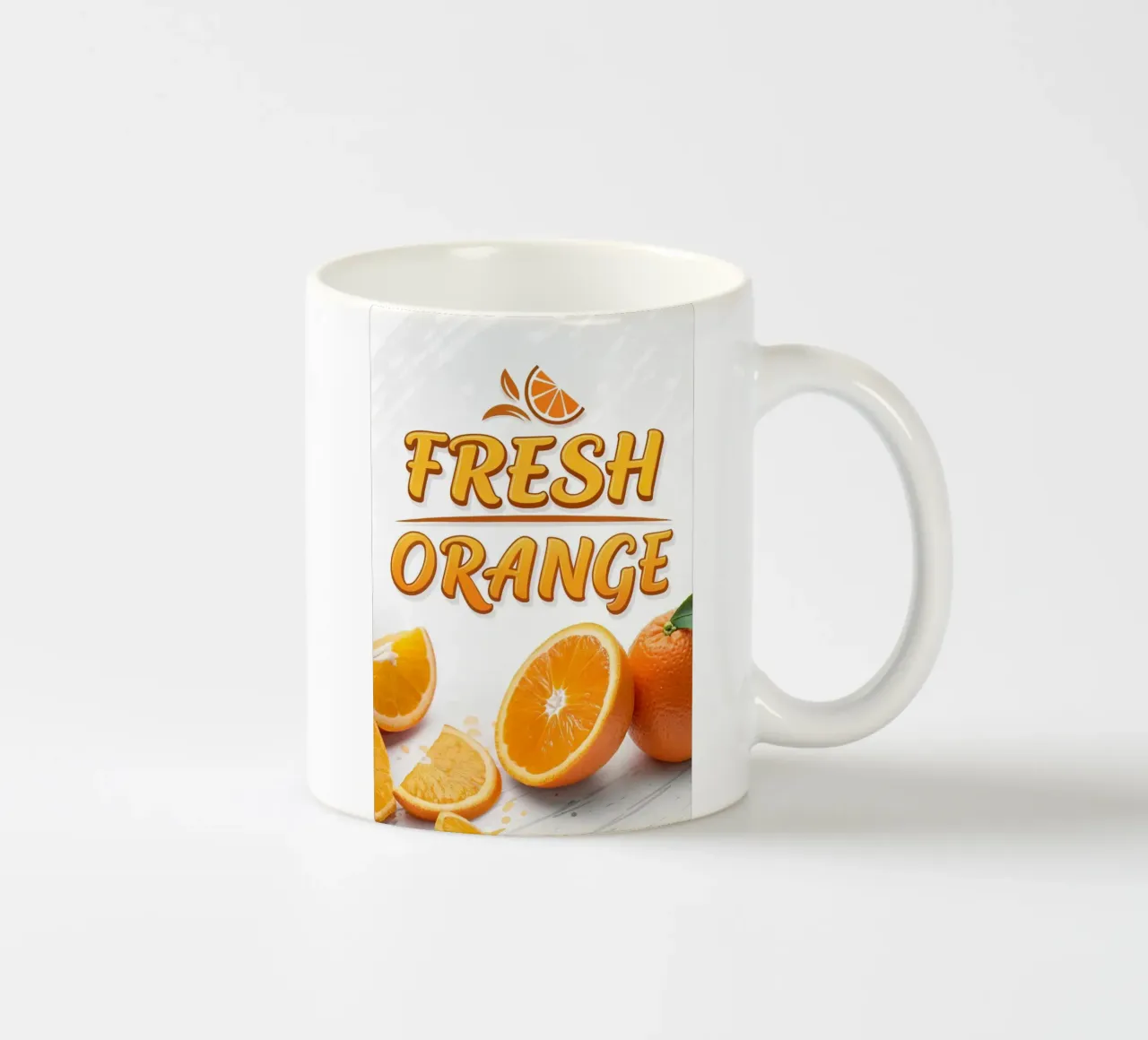 manifesto della mostra di arance fresche tazza in ceramica da ARTVI-SHOP