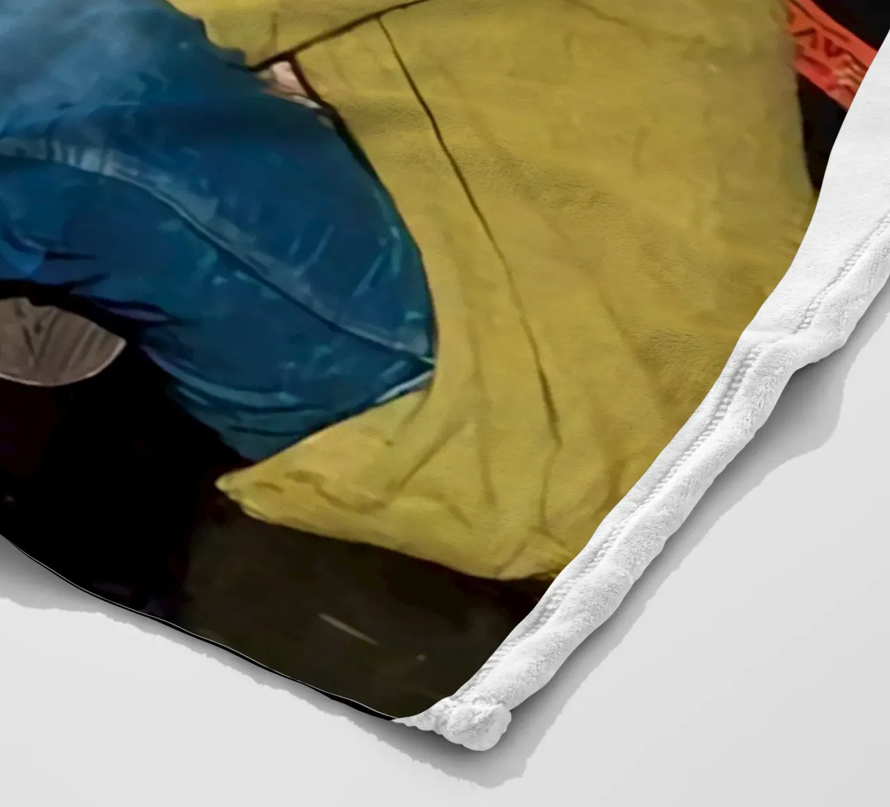 Kurt Cobain che fuma coperta in pile da HUMMERSONIC