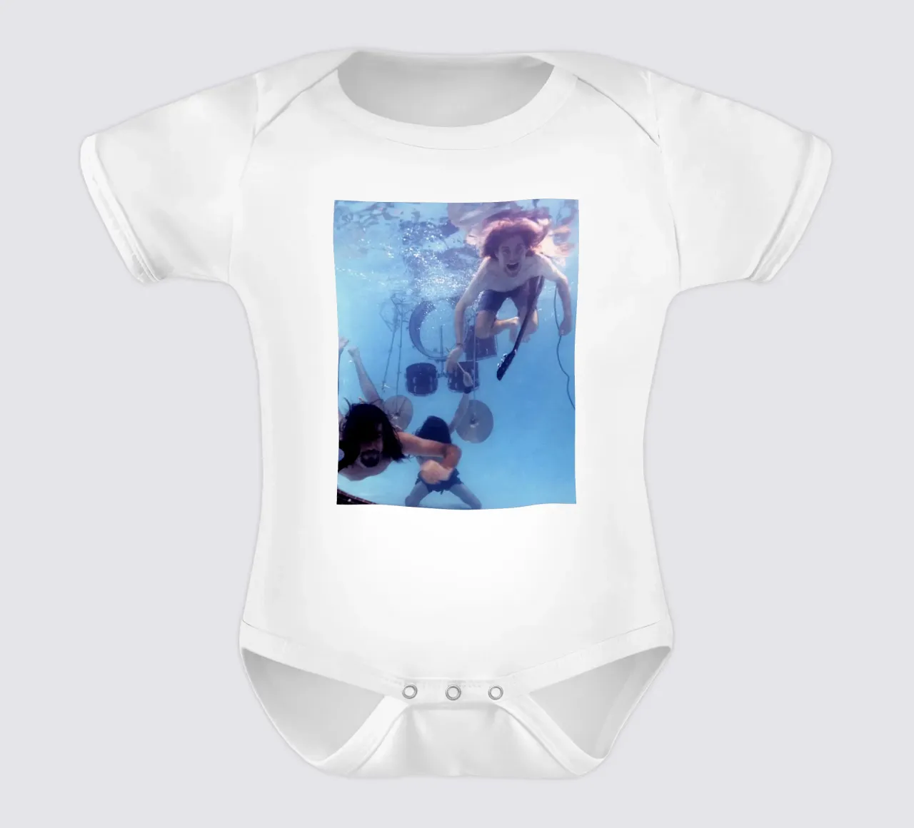 Nirvana sott'acqua body neonato maniche corte da HUMMERSONIC