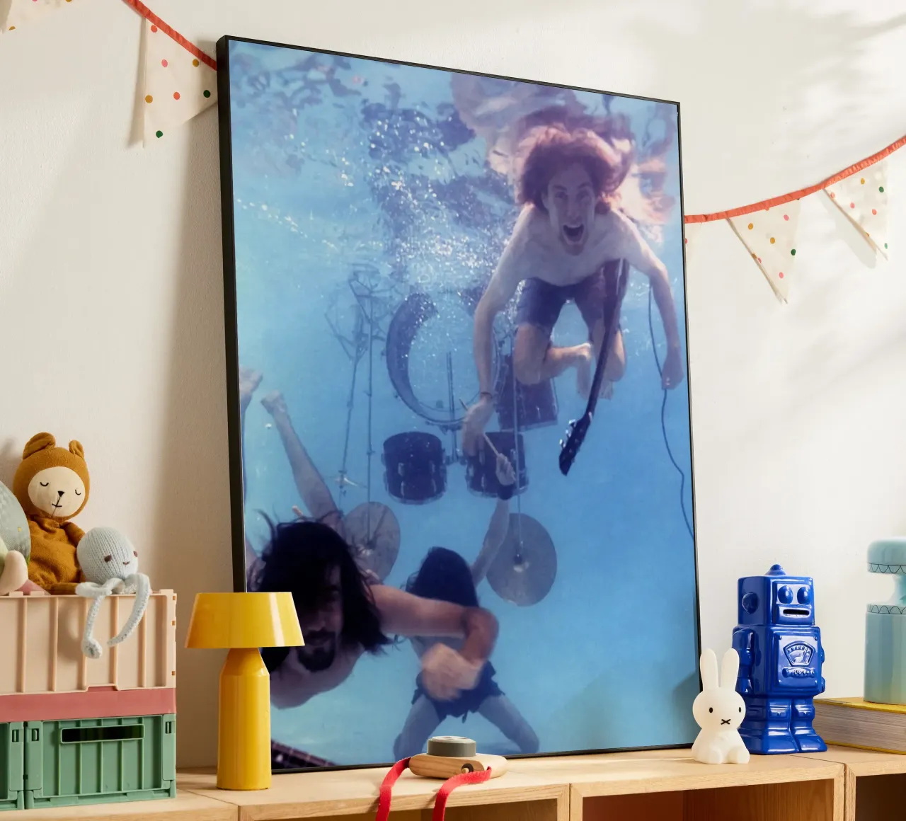 Nirvana sott'acqua alluminio dibond da HUMMERSONIC