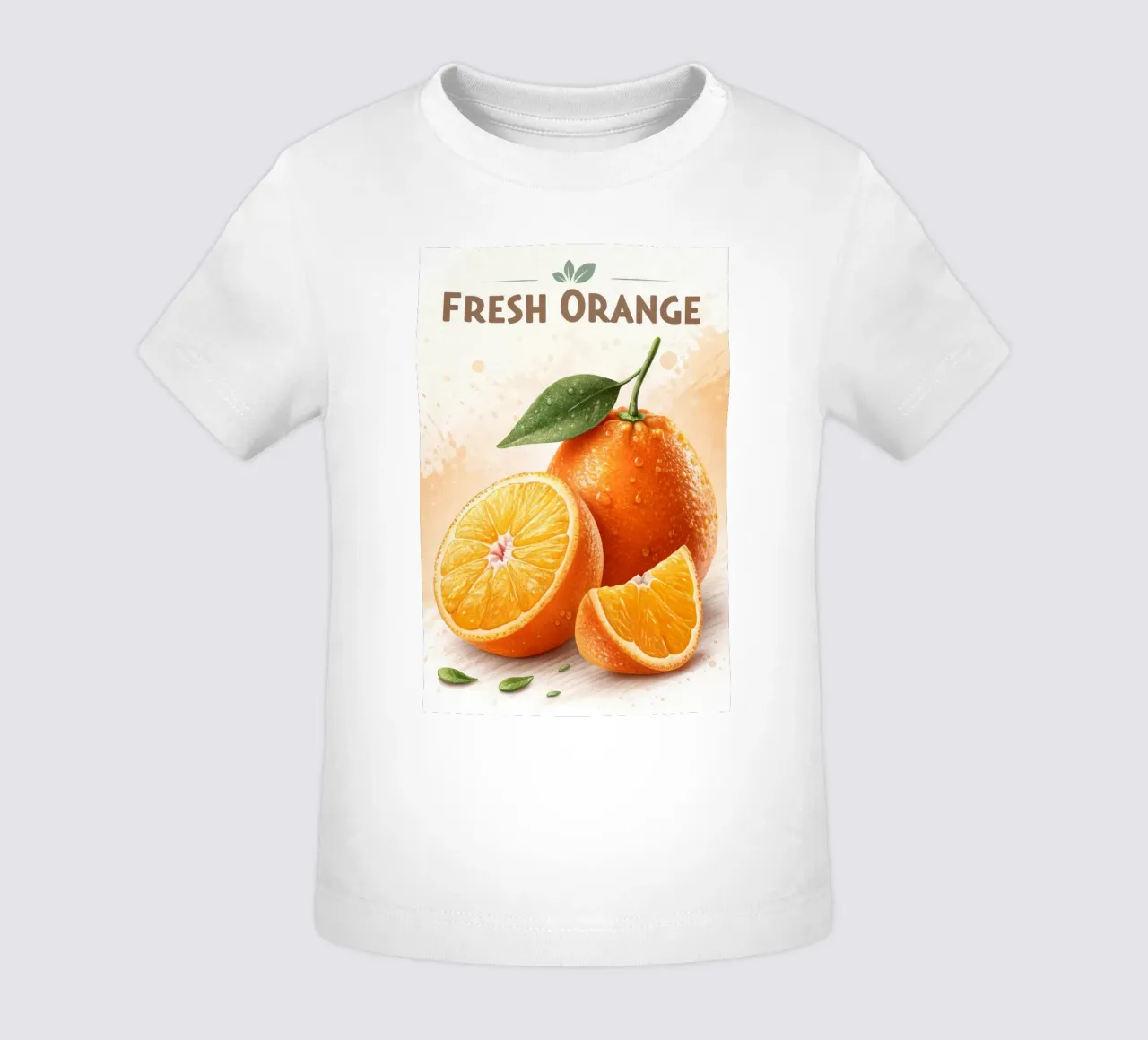 manifesto della mostra di arance fresche maglietta neonato da 🎁 ARTVI-SHOP
