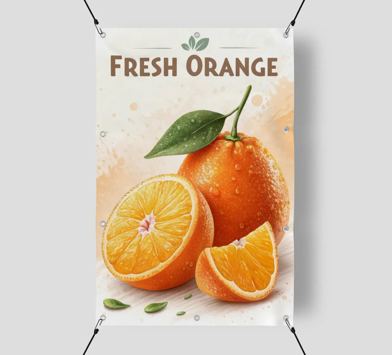 manifesto della mostra di arance fresche telo in pvc da ARTVI-SHOP