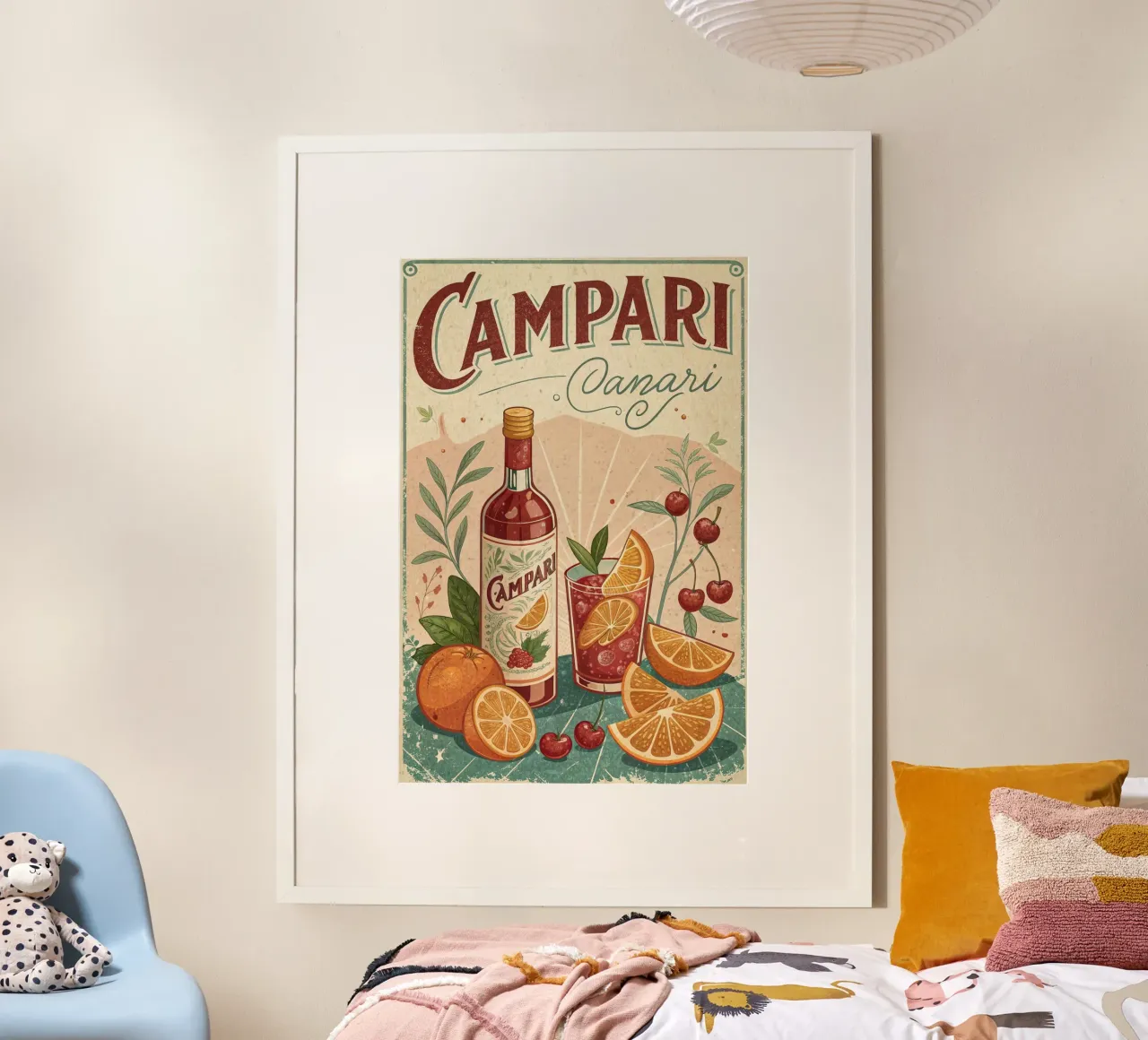 Poster della mostra Campari poster con telaio in alluminio da 🎁 ARTVI-SHOP